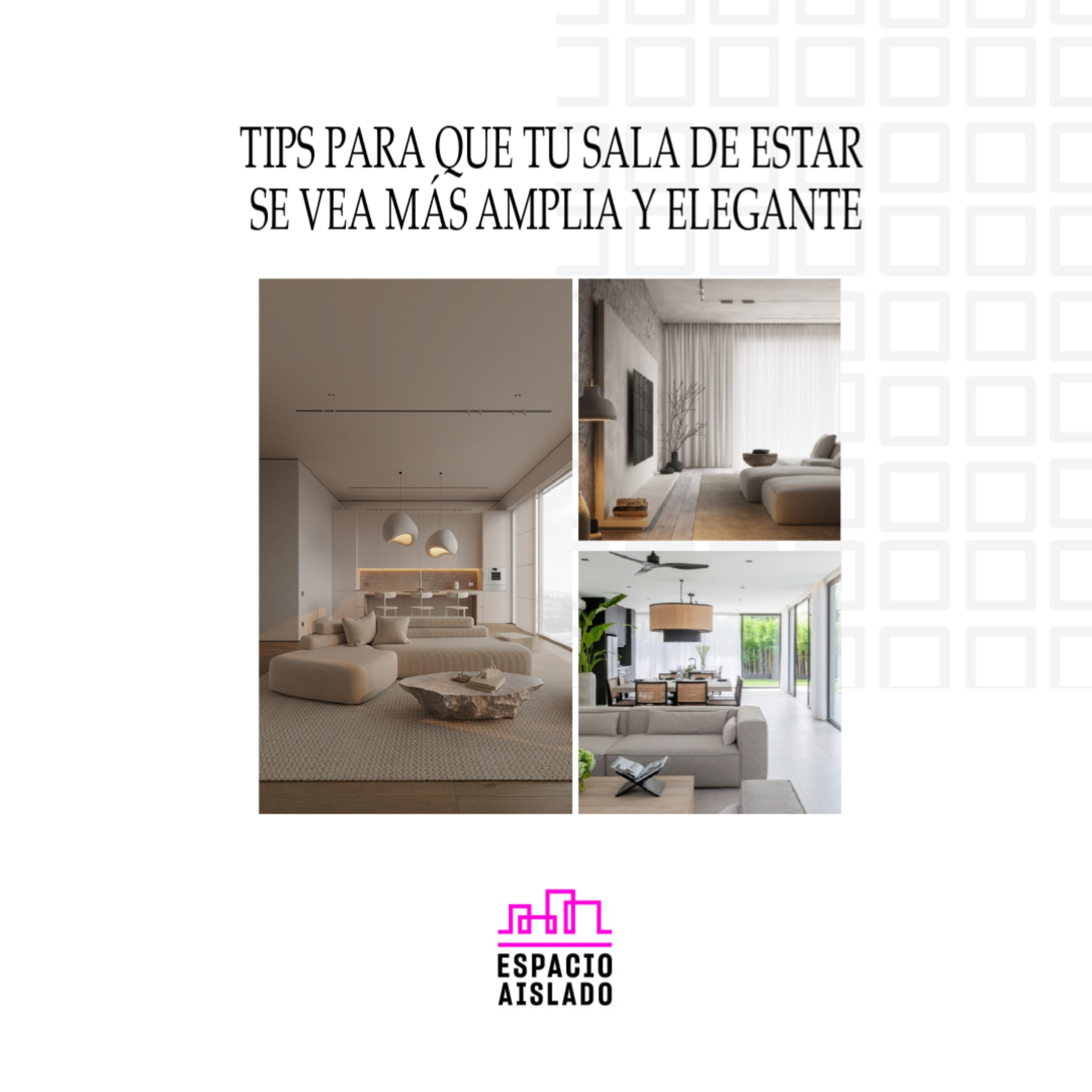 Tips para que tu sala de estar se vea más amplia y elegante | Espacio Aislado - RADIO UPN episode artwork