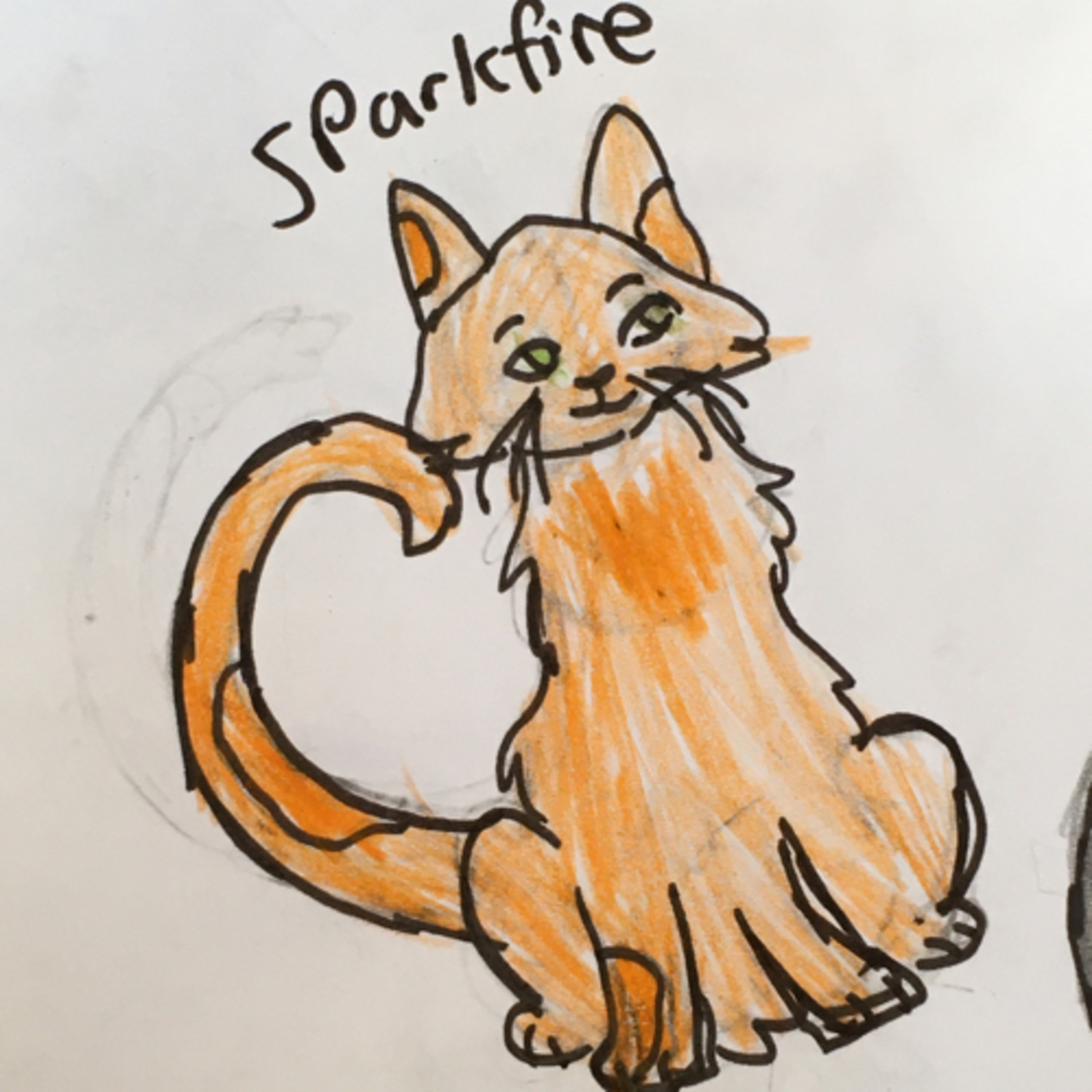Sparkfire!(OC drawing for Mouse :) episode artwork