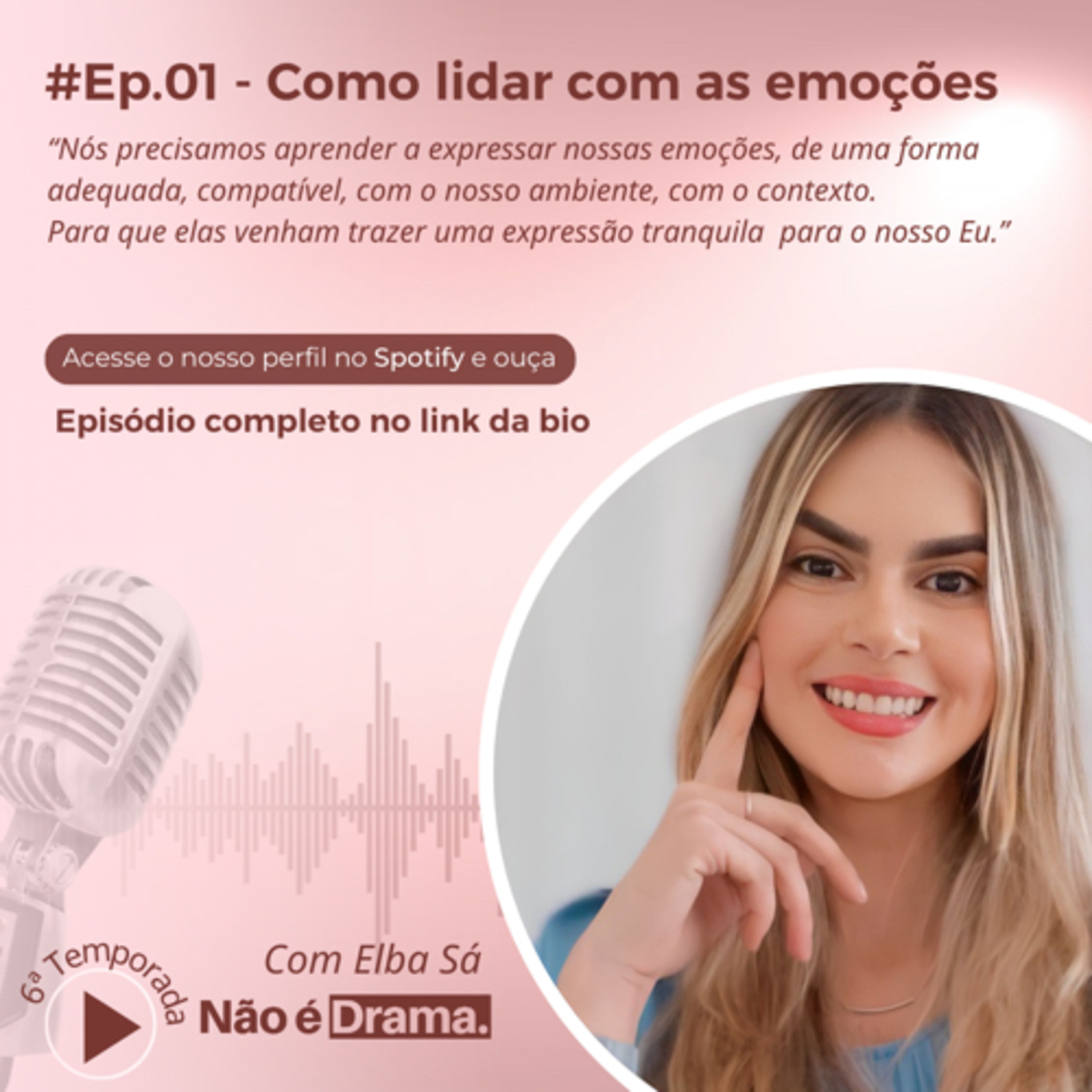 Ep. 1 - Temporada 6. Como lidar com as emoções  episode artwork