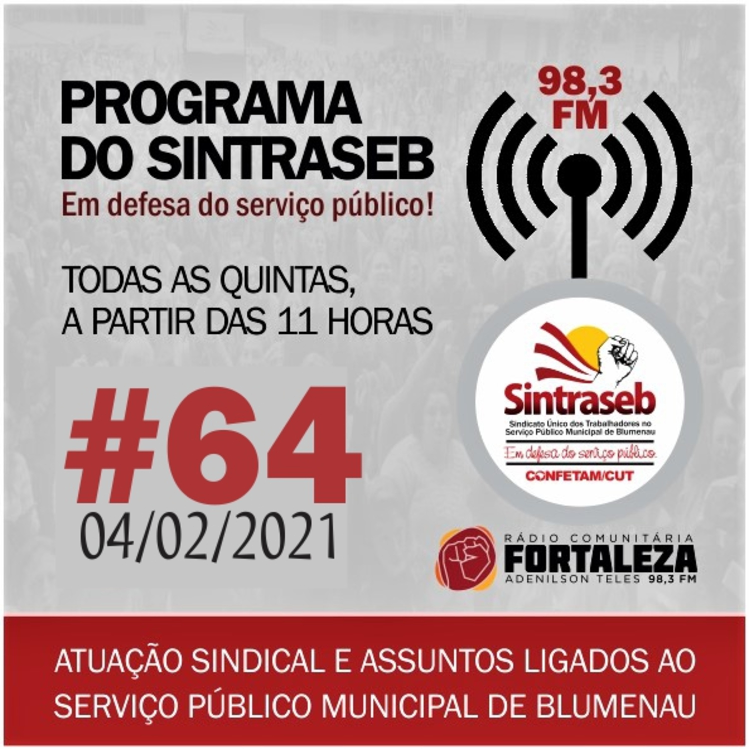 Programa de Rádio do Sintraseb (04/02/2021) episode artwork