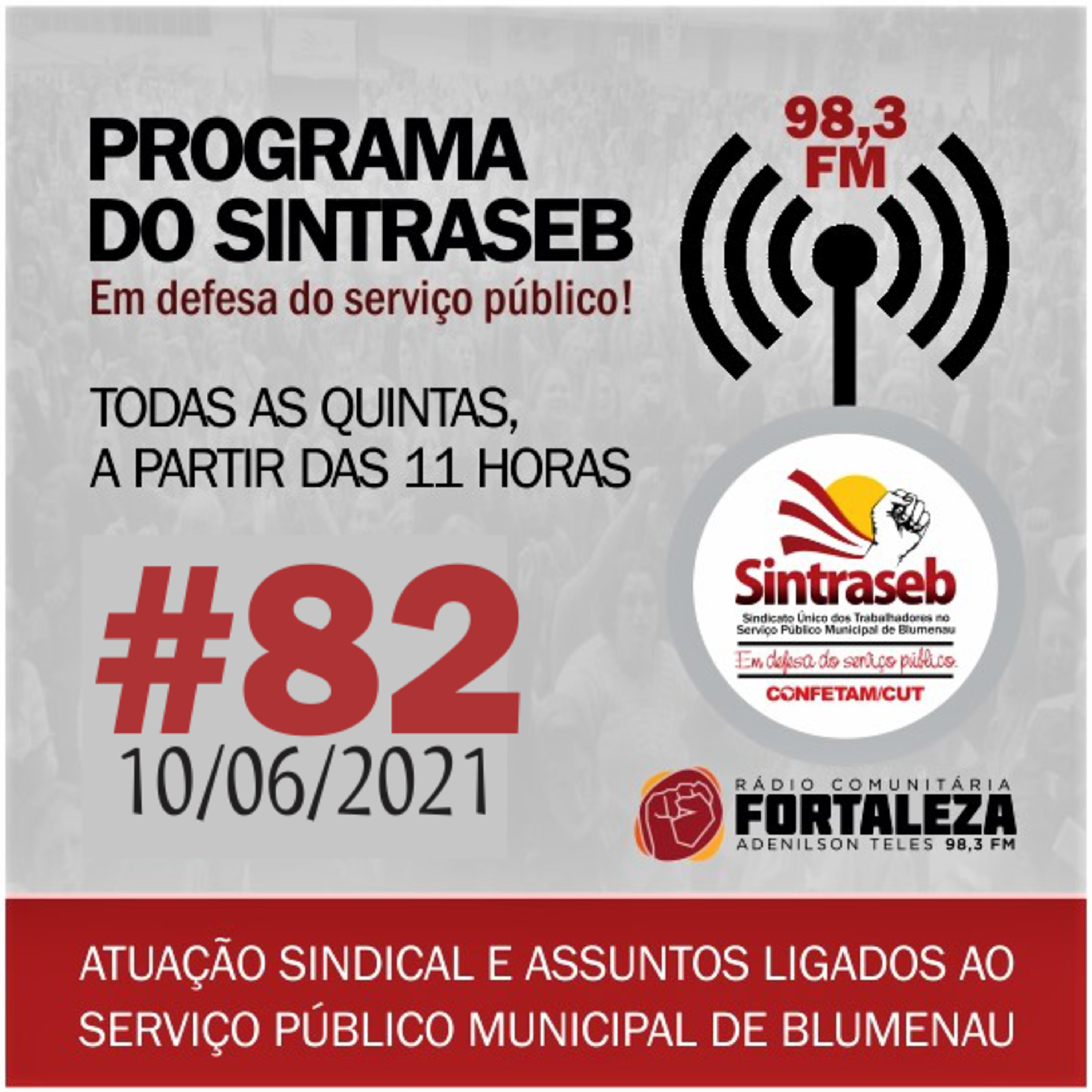 Programa de Rádio do Sintraseb (10/06/2021) episode artwork