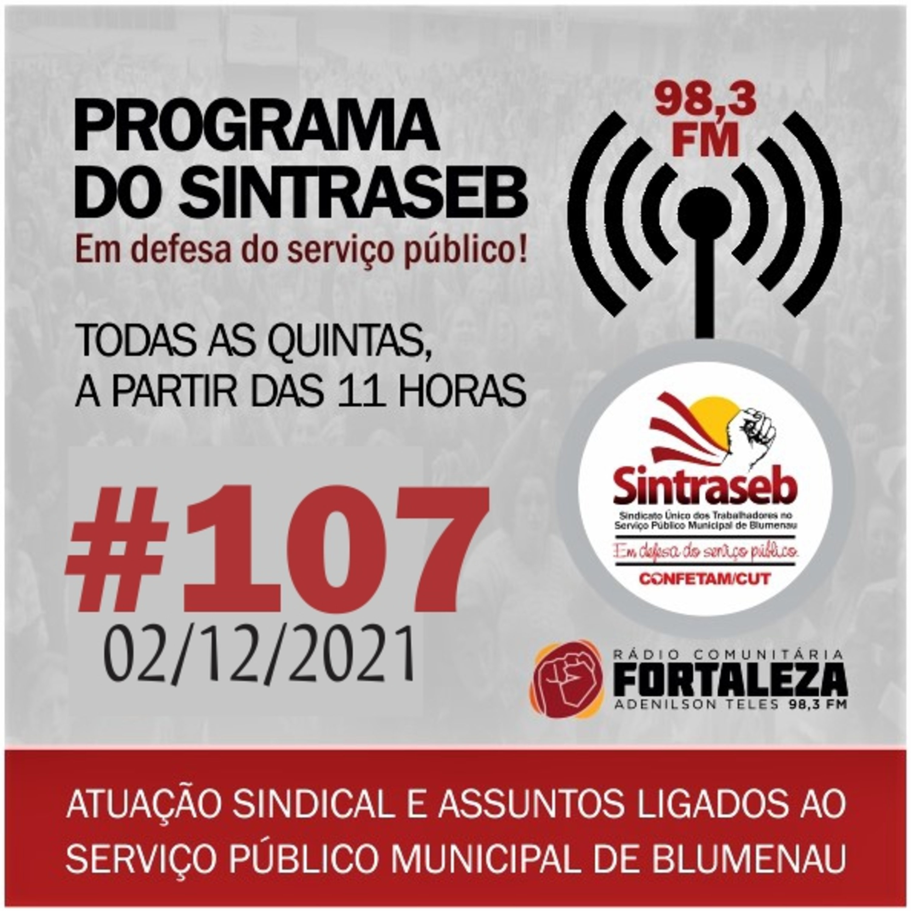 PROGRAMA DO SINTRASEB 02/12/2021 #107 episode artwork