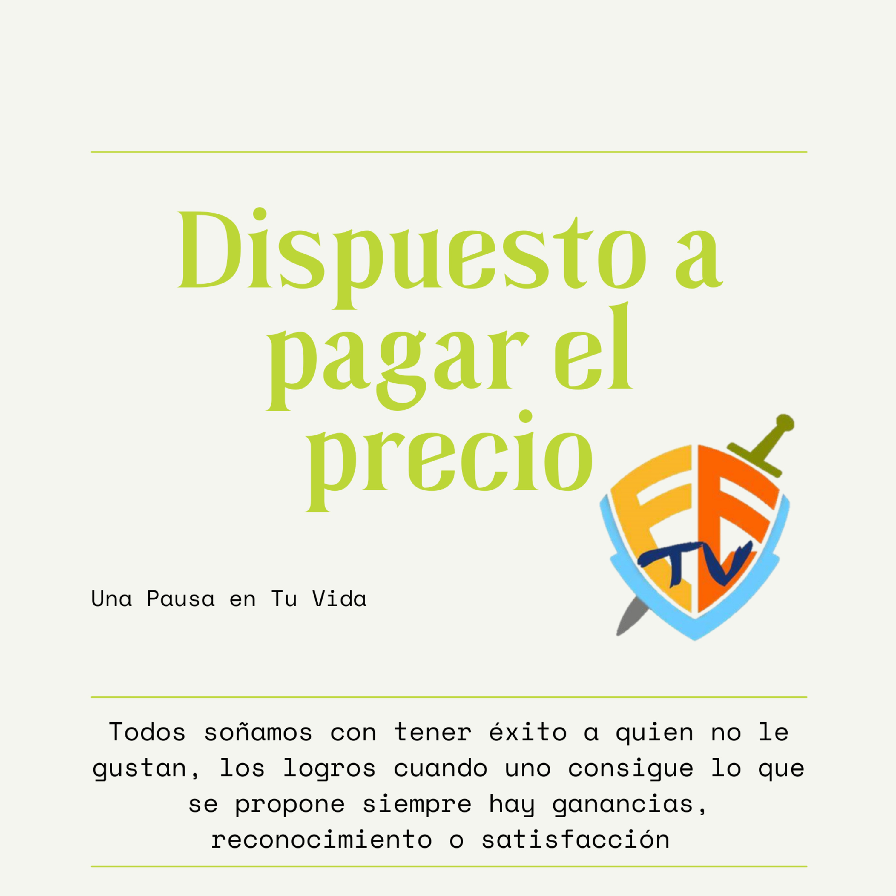 Una pausa en tu vida