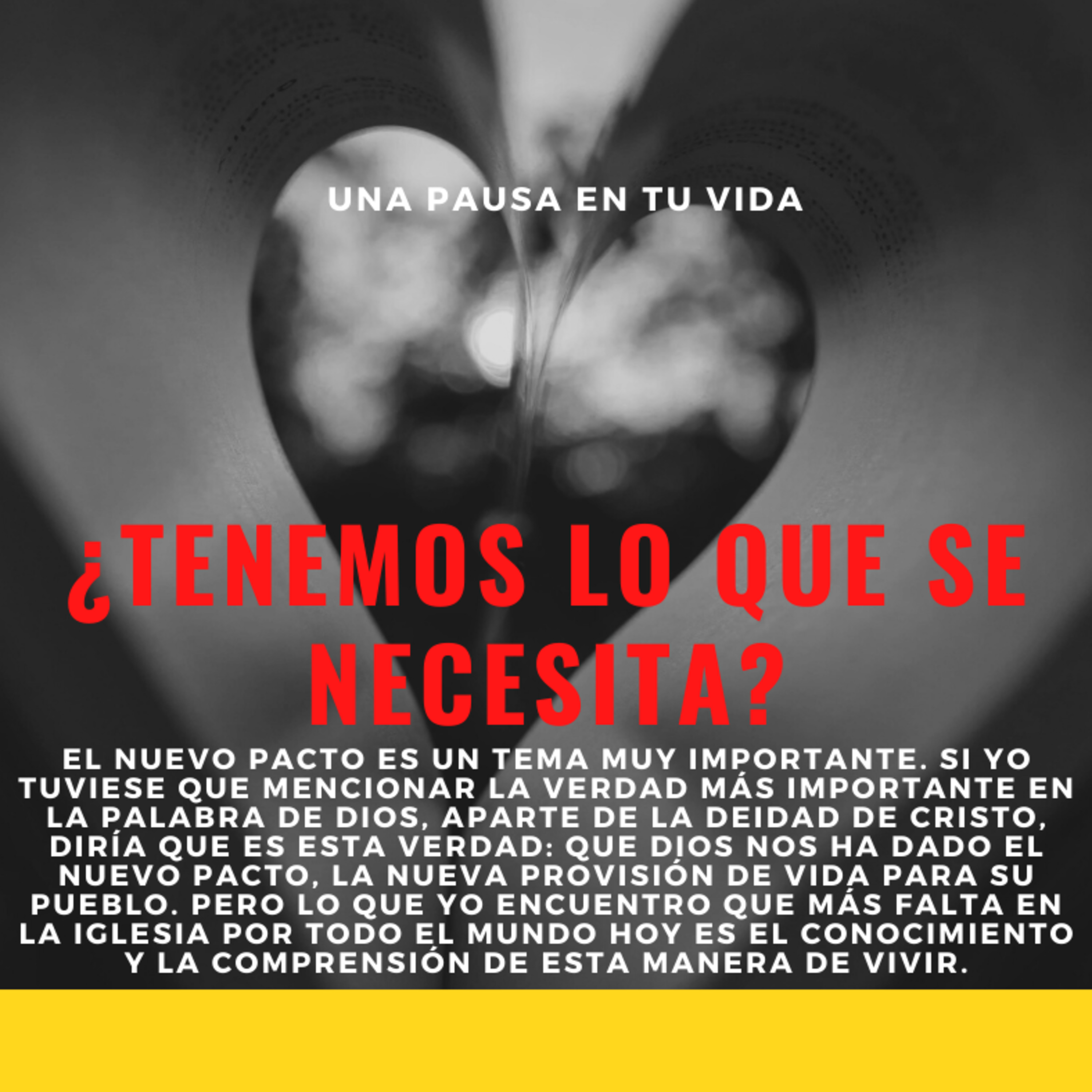 Una pausa en tu vida