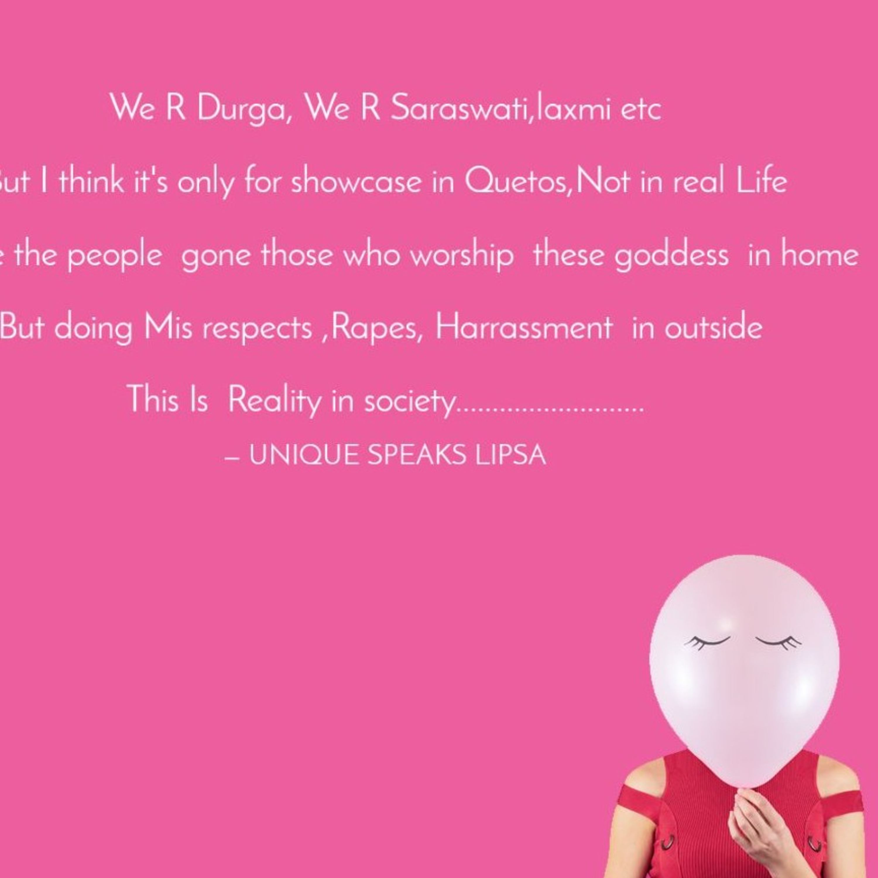 Welcome To UNIQUE Girl Lipsa\'s Own World