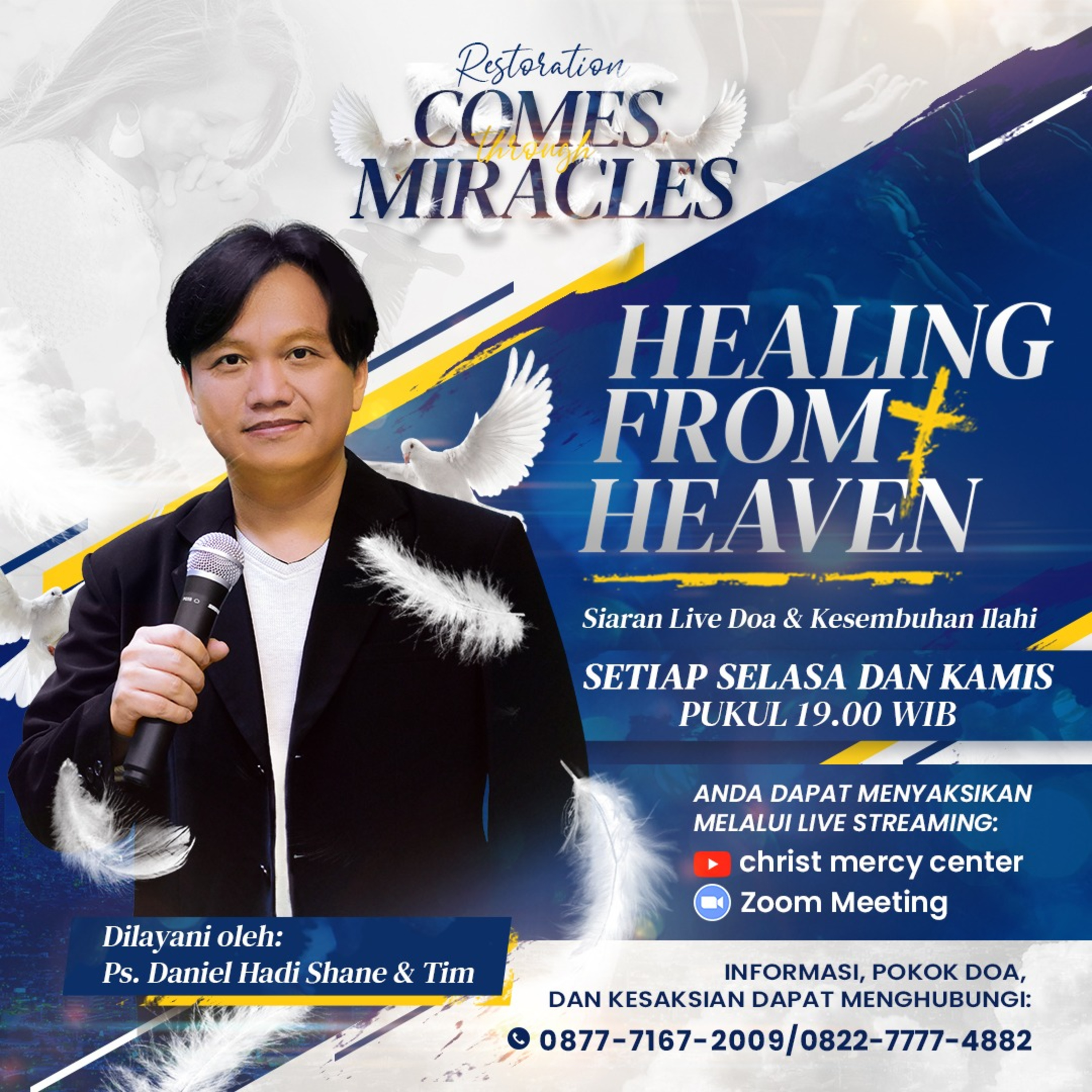 Kumpulan KHOTBAH KRISTEN, Kesaksian Mujizat Kesembuhan Ilahi Healing From Heaven