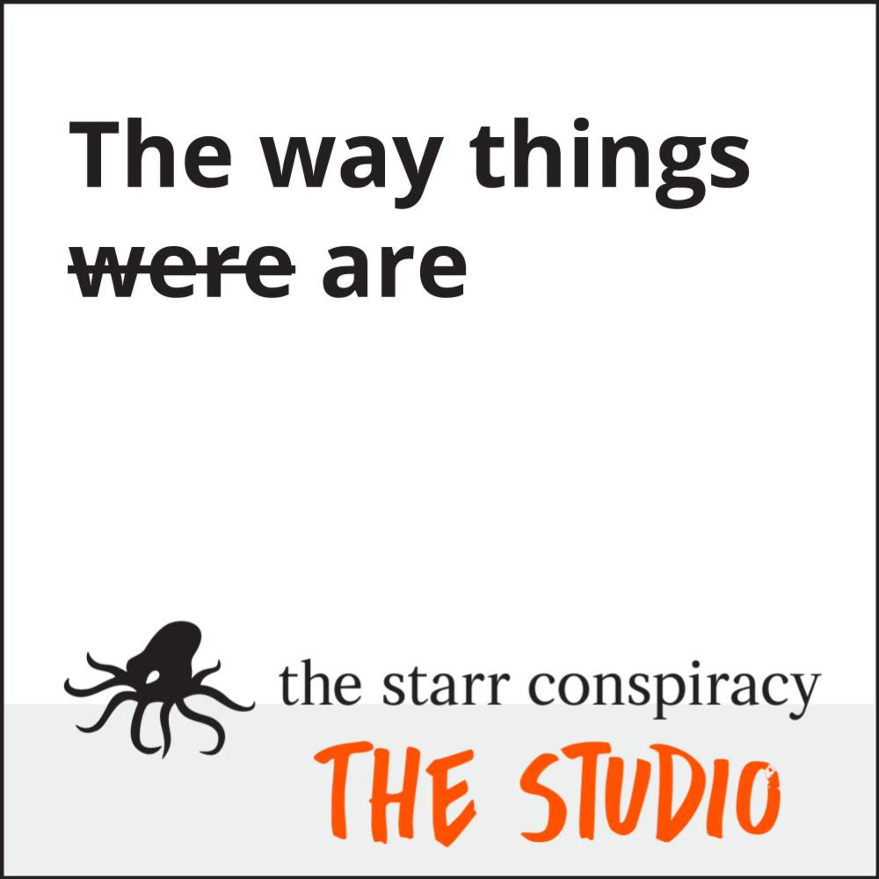 The way things are episode artwork
