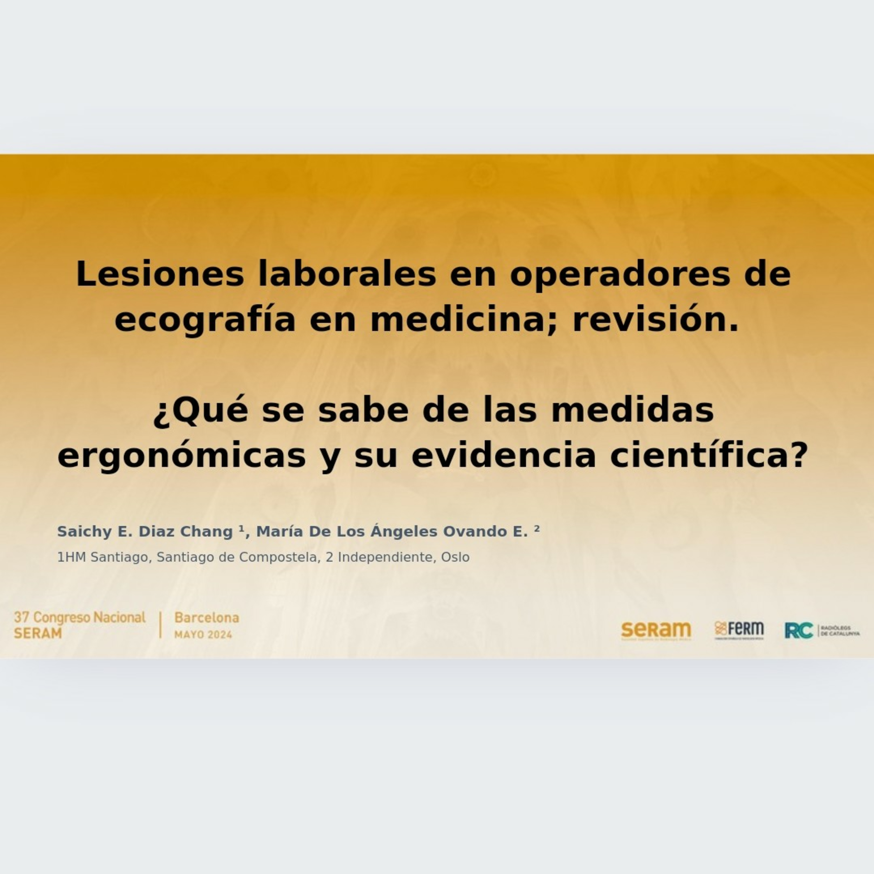Episodio 77: Lesiones Laborales en Ecografistas