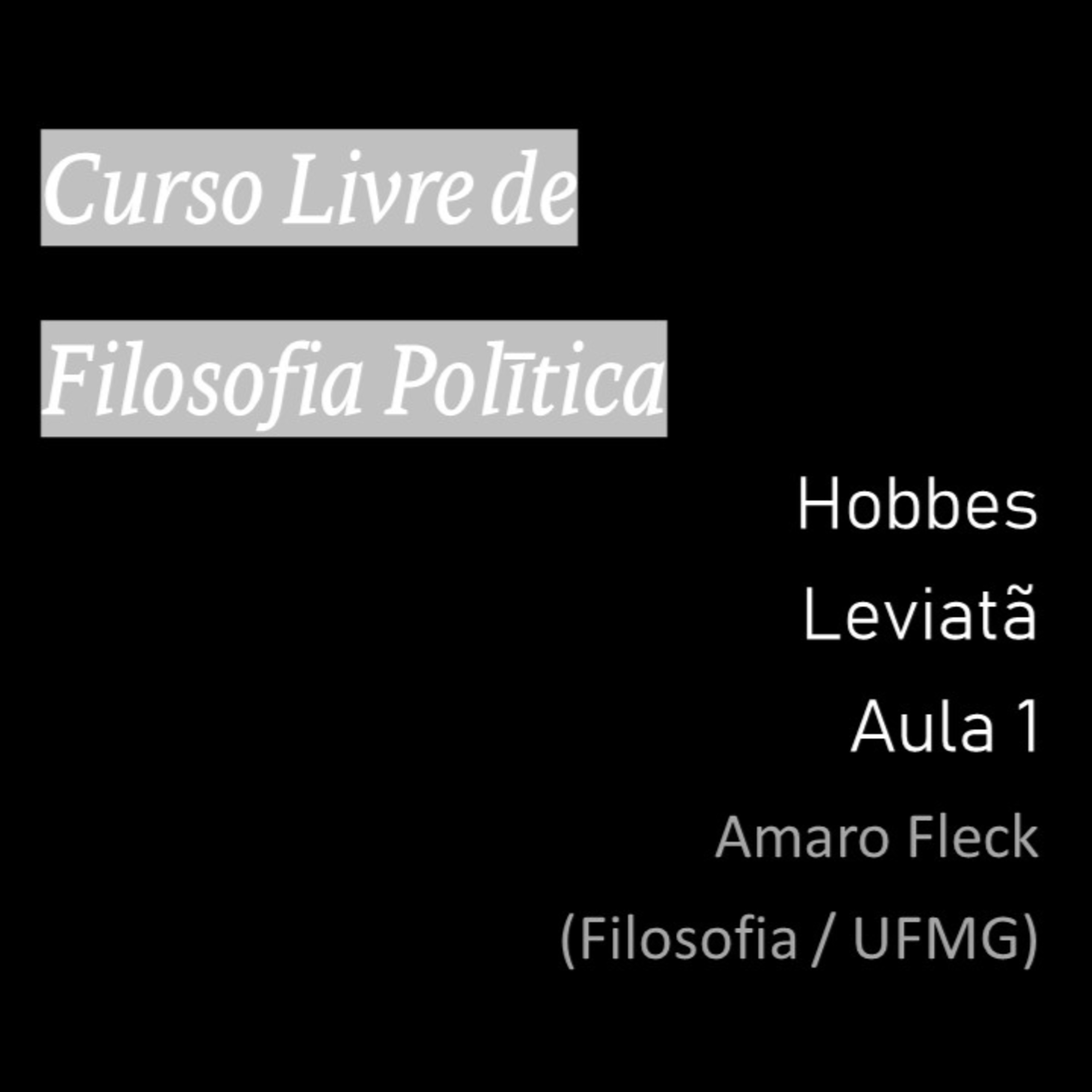 Curso Livre de Filosofia Política