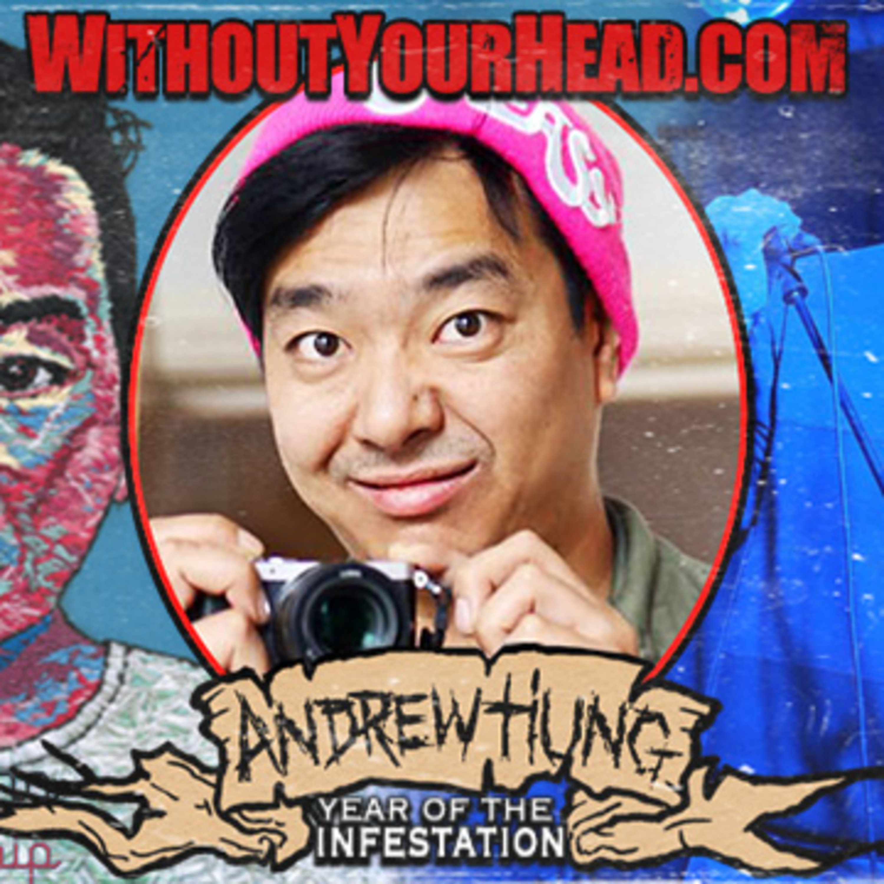 Andrew Hung of "The Greasy Strangler" soundtrack and Mickey Keating director of Psychopaths! episode artwork