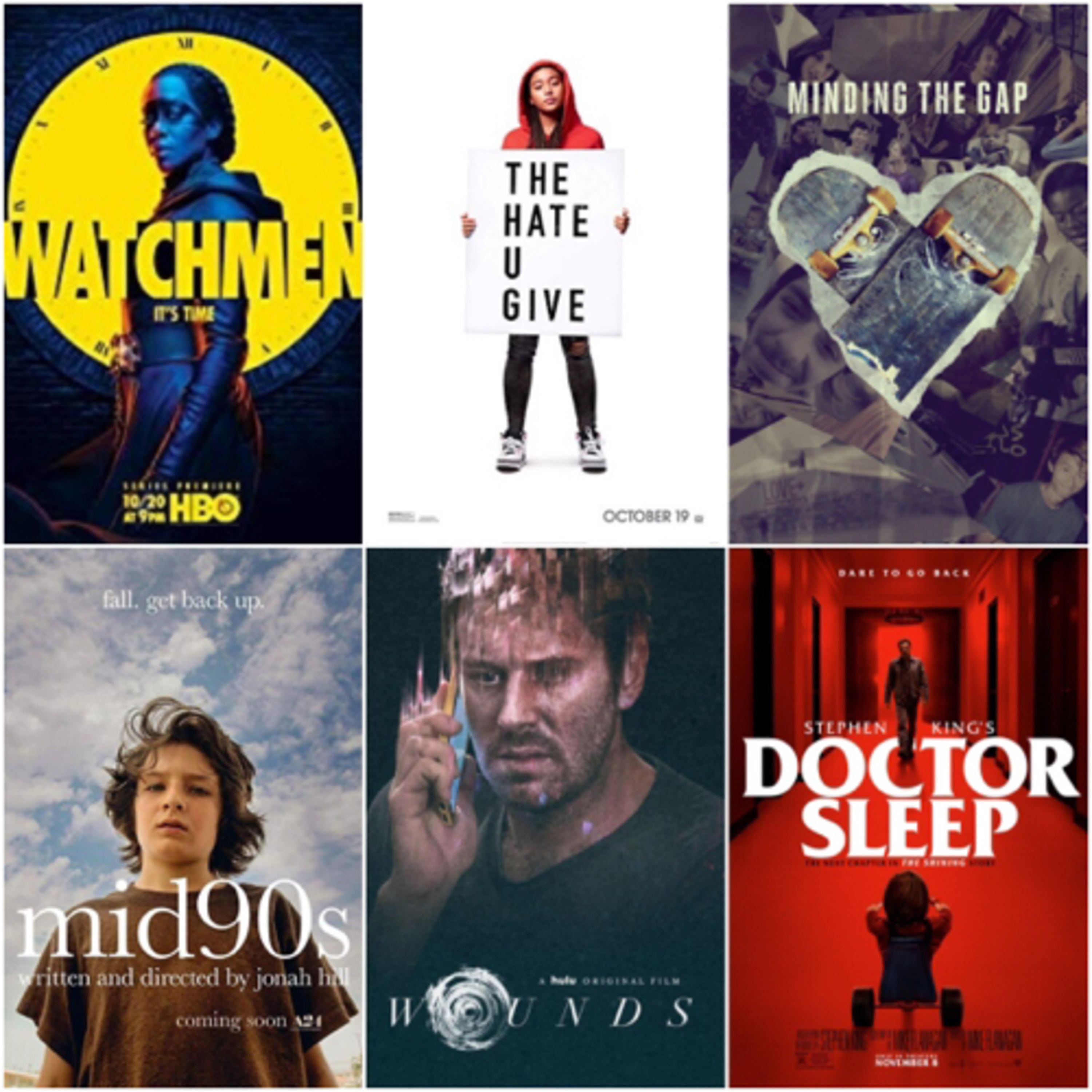 Roomies and Movies 124 11.26.19 Watchmen/The Hate U Give/Wounds/Doctor Sleep episode artwork