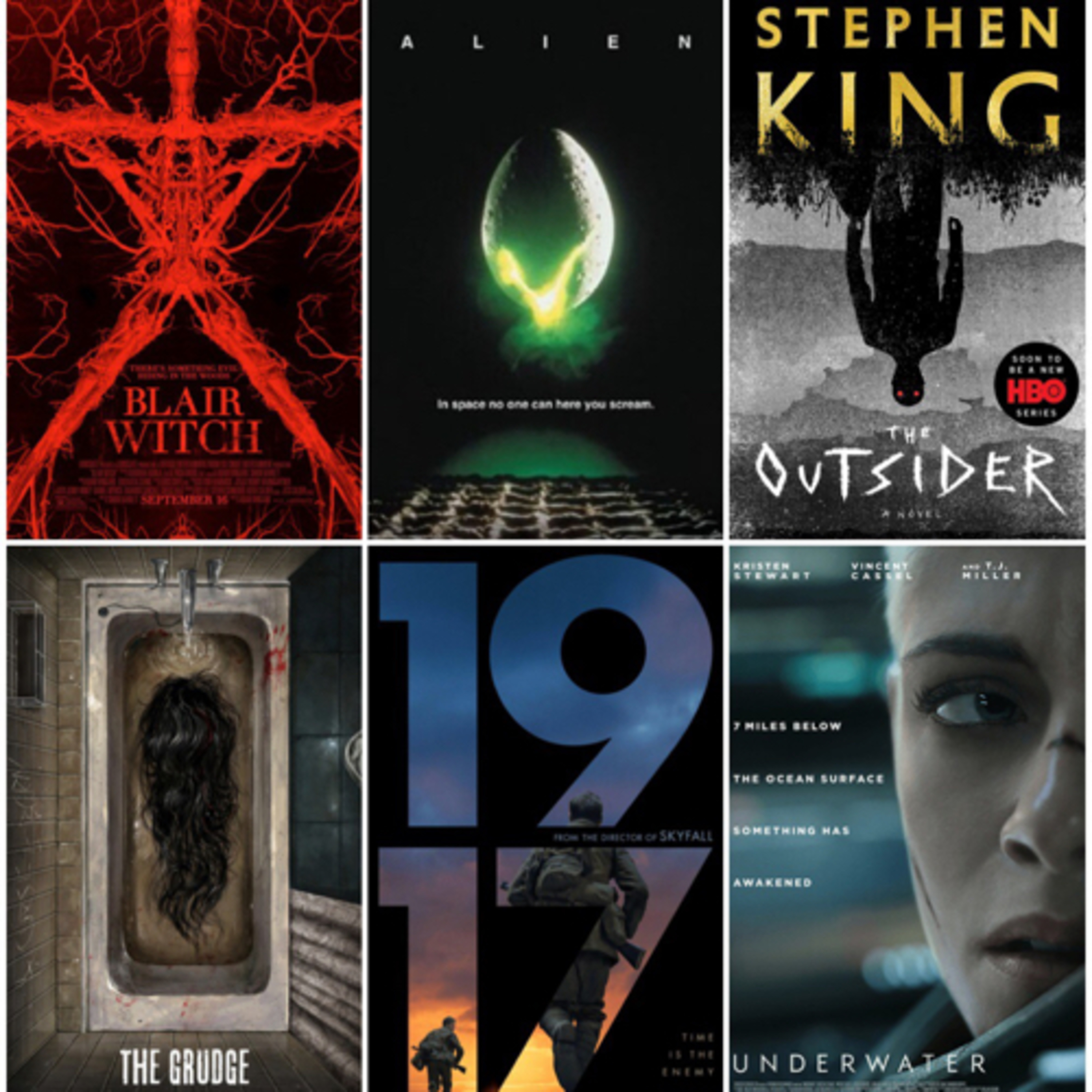 Roomies and Movies #131 01.13.20 The Outsider/Grudge (2020)/1917/Underwater episode artwork