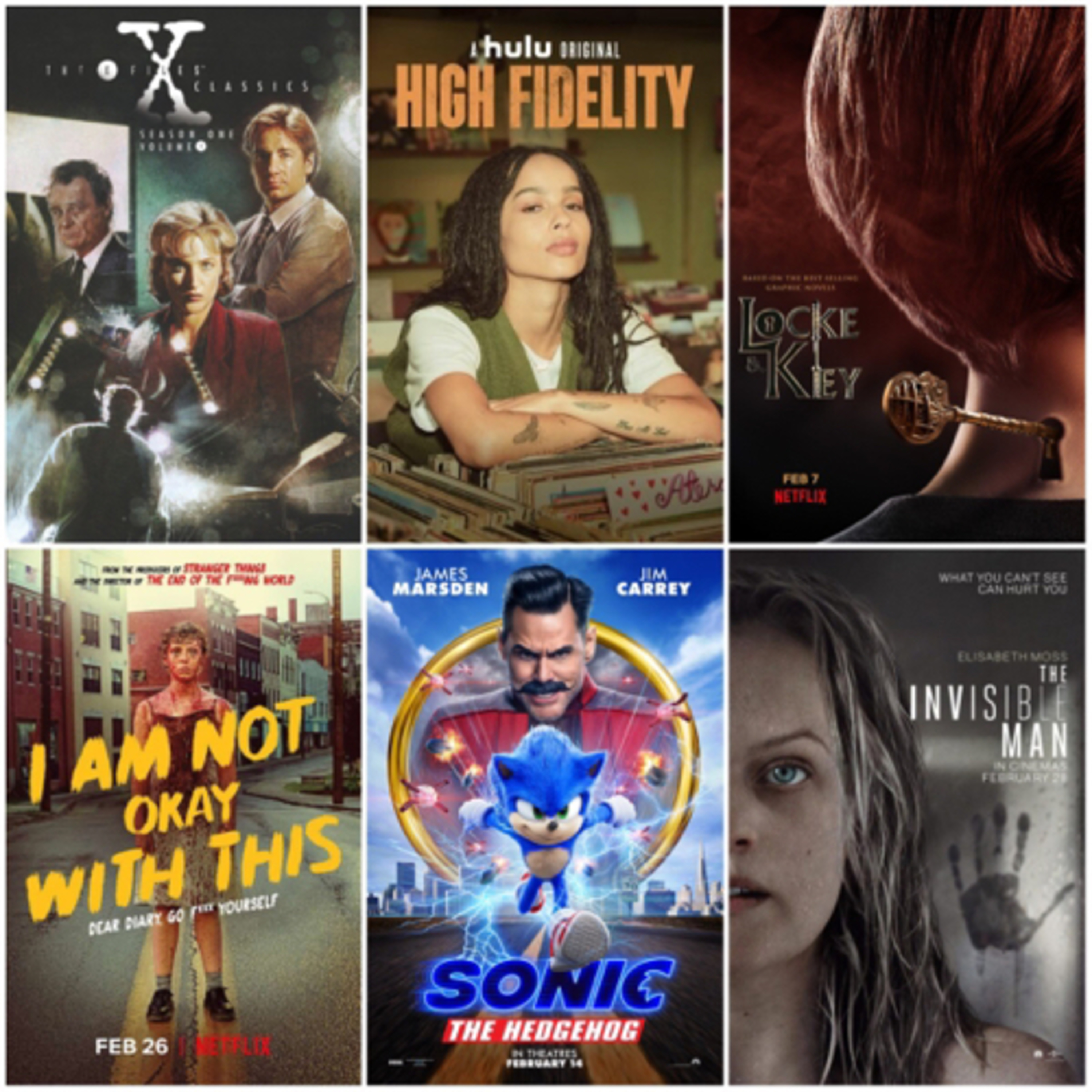 Roomies and Movie #135 03.03.20 X-Files S1/Locke and Key/Sonic/Invisible Man episode artwork