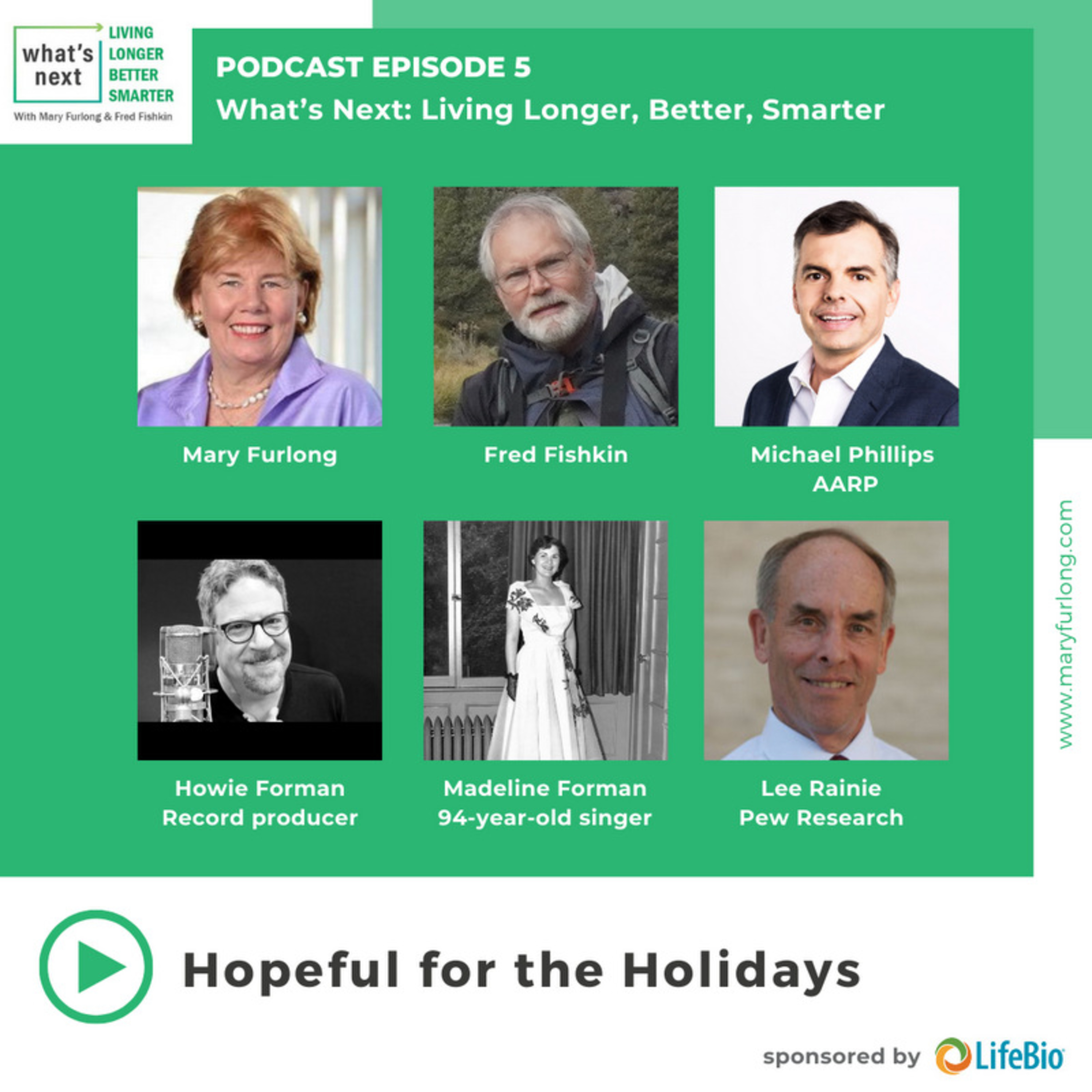 What's Next: Living Longer Better Smarter. Hopeful for the Holidays