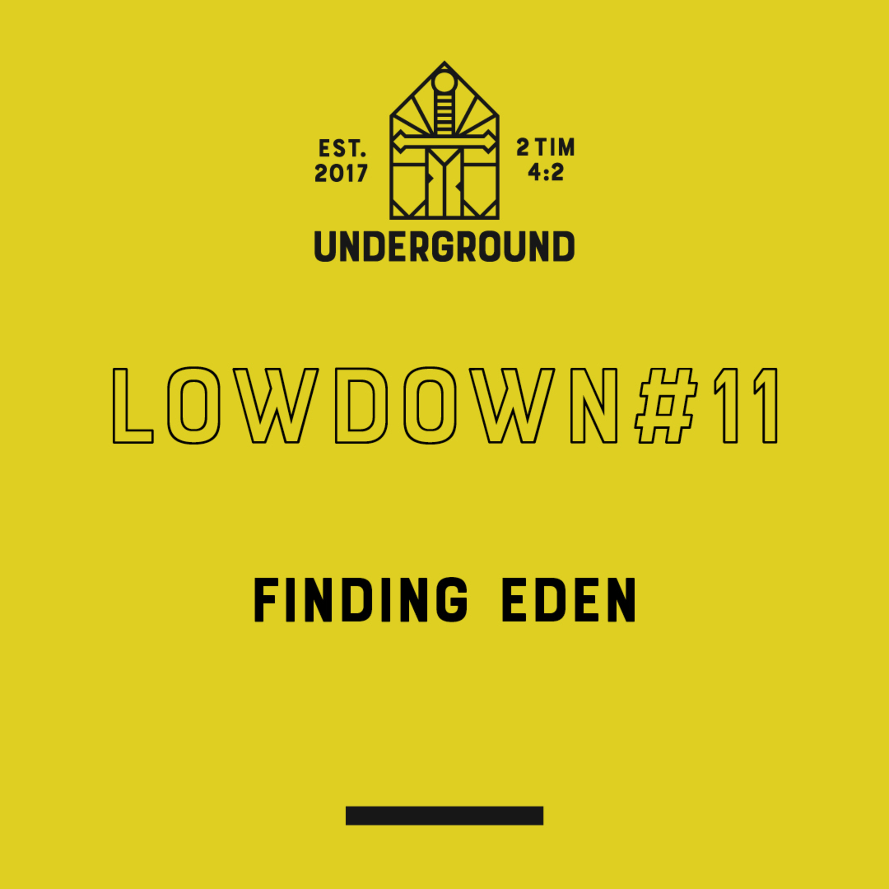 Lowdown #11: Finding Eden episode artwork