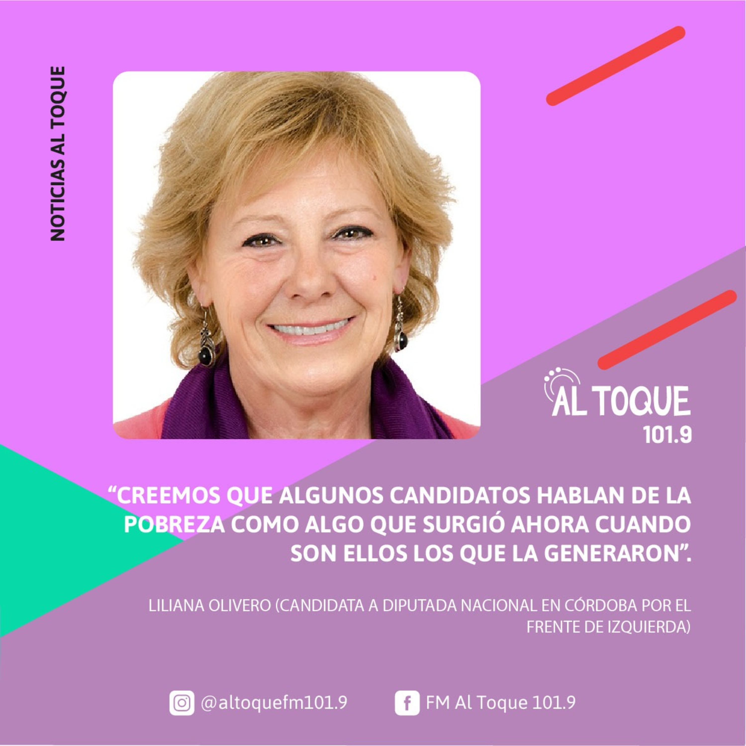 Noticias Al Toque | Entrevista a Liliana Olivero  episode artwork