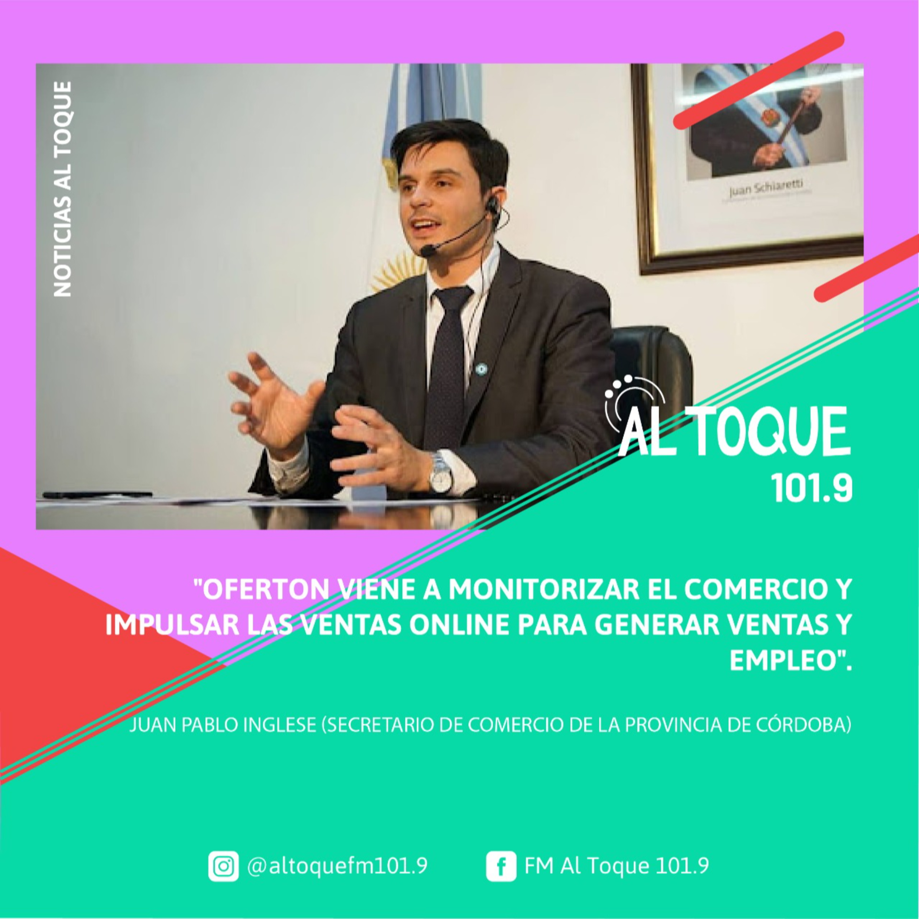 Noticias Al Toque | Entrevista a Juan Pablo Inglese  episode artwork