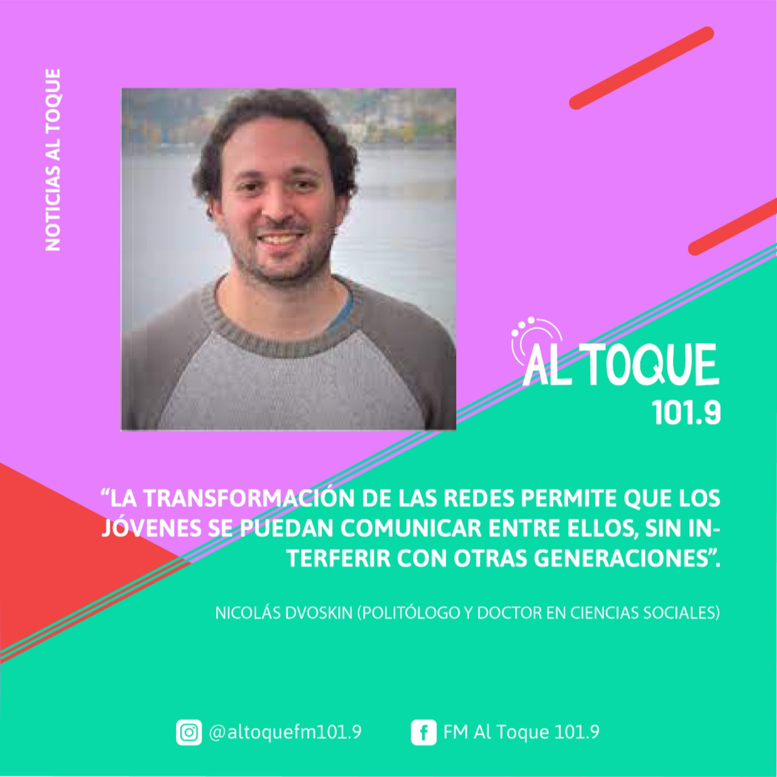 Noticias Al Toque | Entrevista a Nicolás Dvoskin  episode artwork