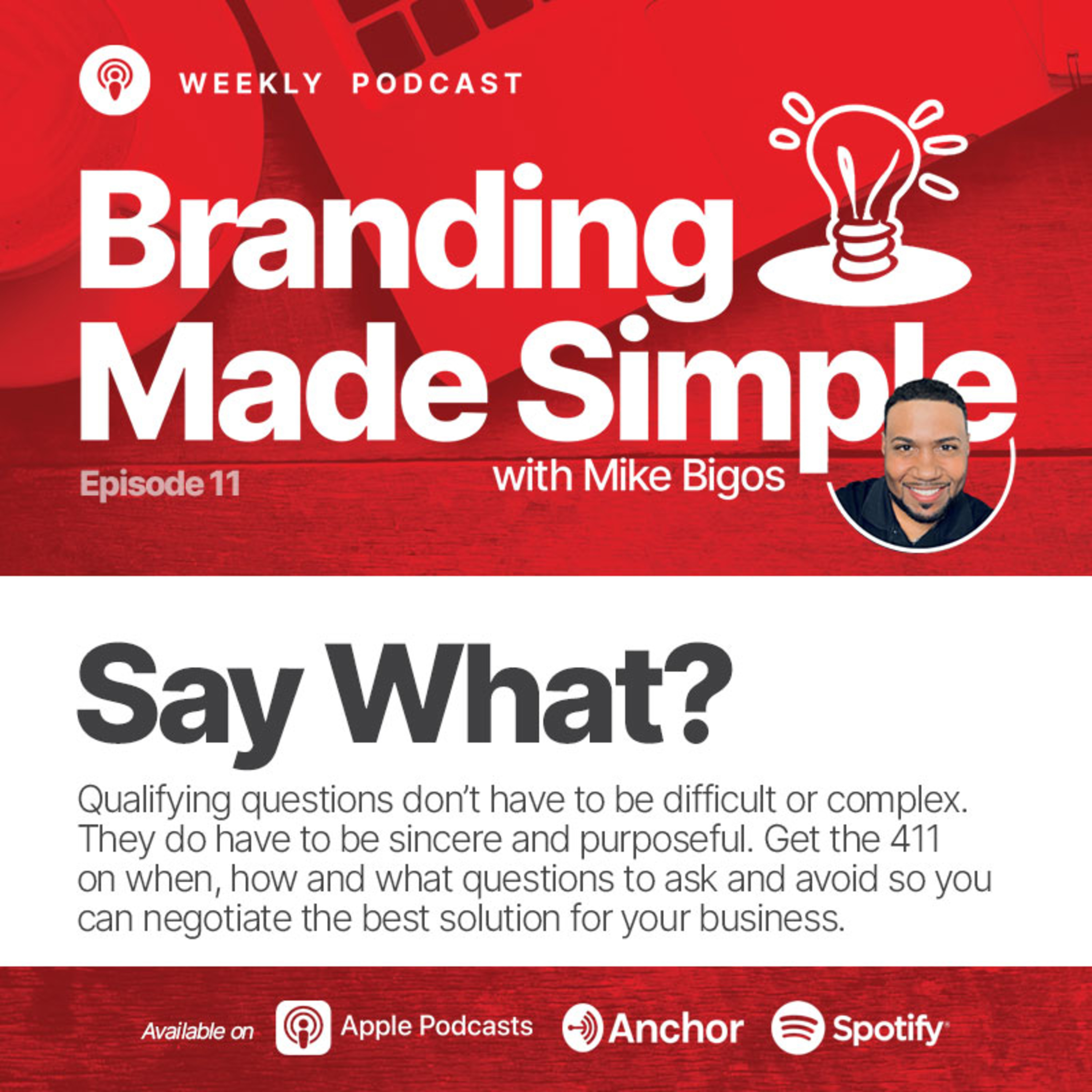 Say What? Negotiating Creative Services episode artwork