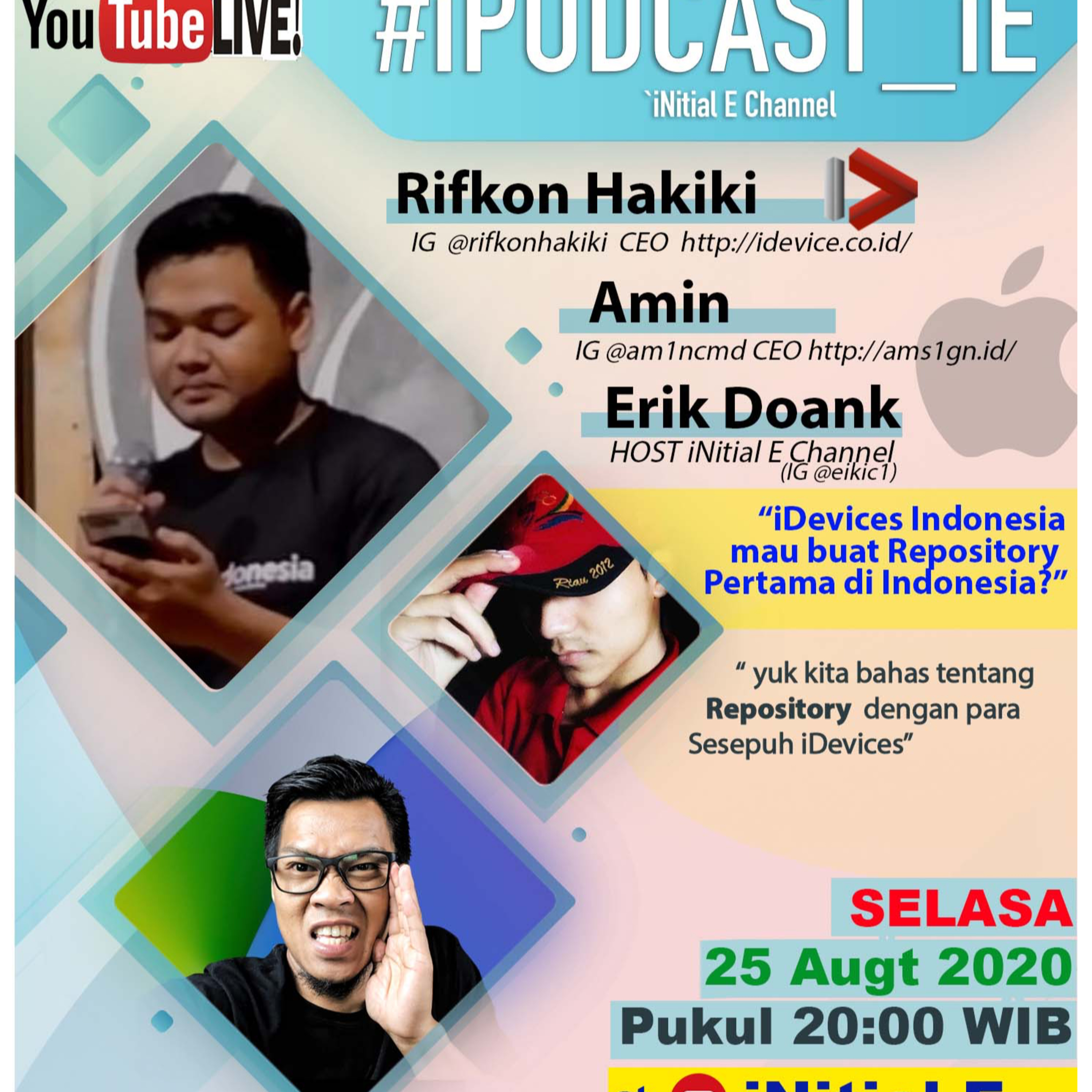 iPodcast_iE - Repository Pertama di Indonesia ?? Kita bahas bareng Hakiki & Amin