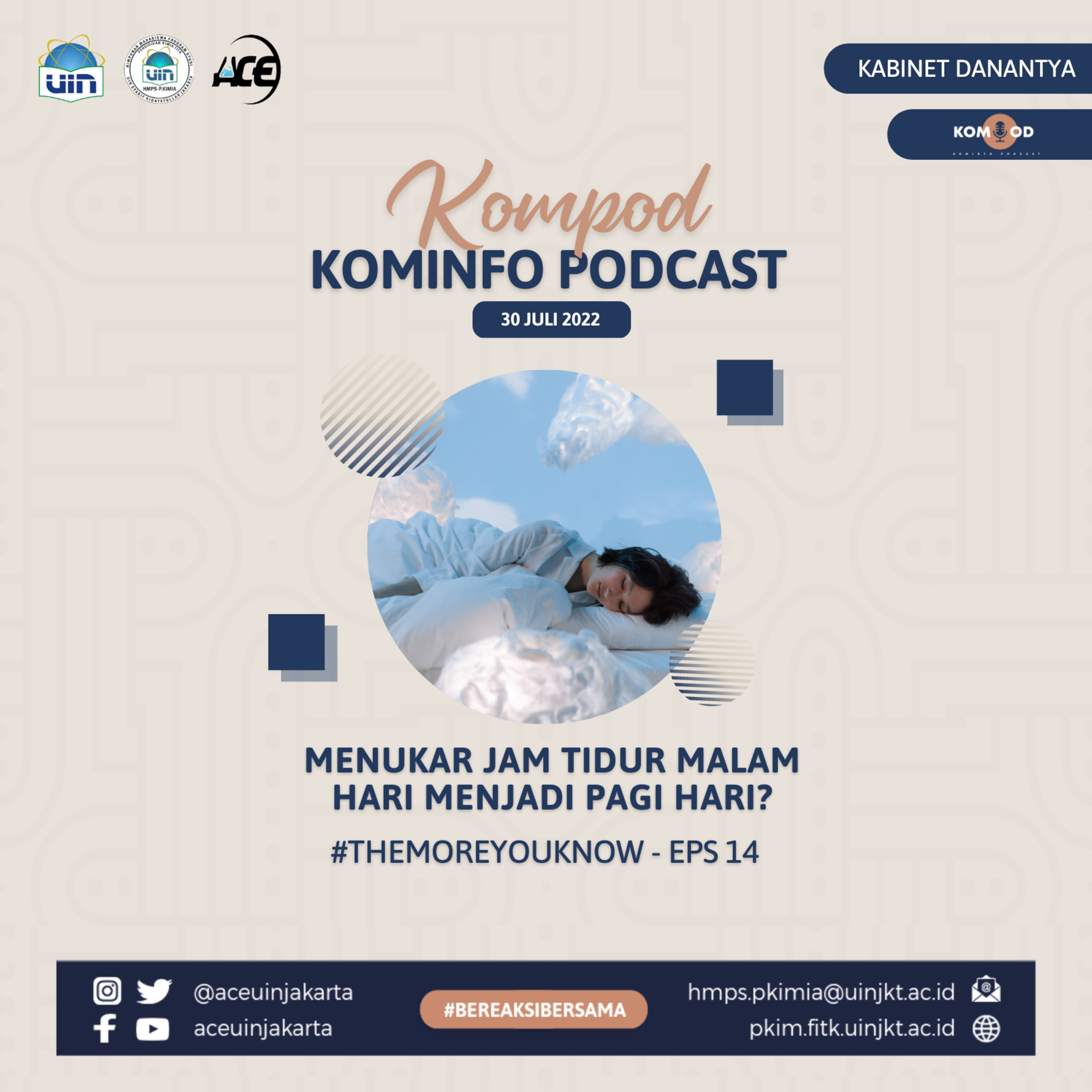 #TheMoreYouKnow - Menukar Jam Tidur Malam Hari Menjadi Pagi Hari?