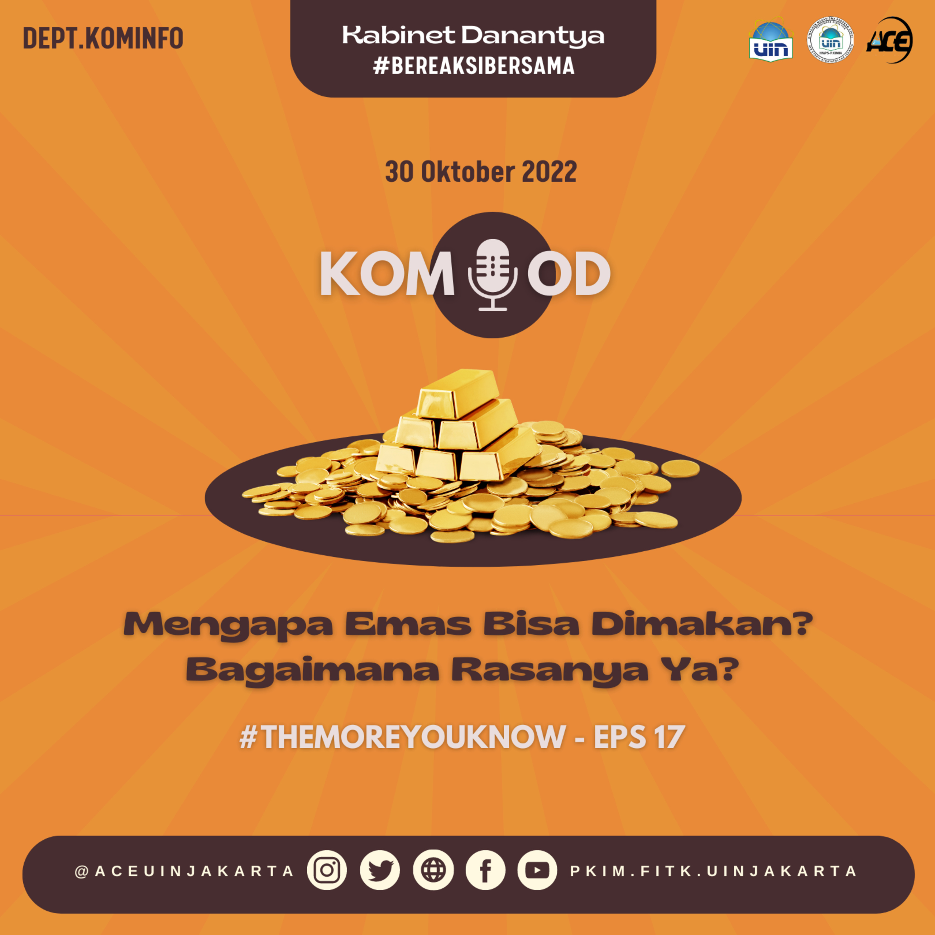 #TheMoreYouKnow - Mengapa Emas Bisa Dimakan? Bagaimana Rasanya Ya? episode artwork