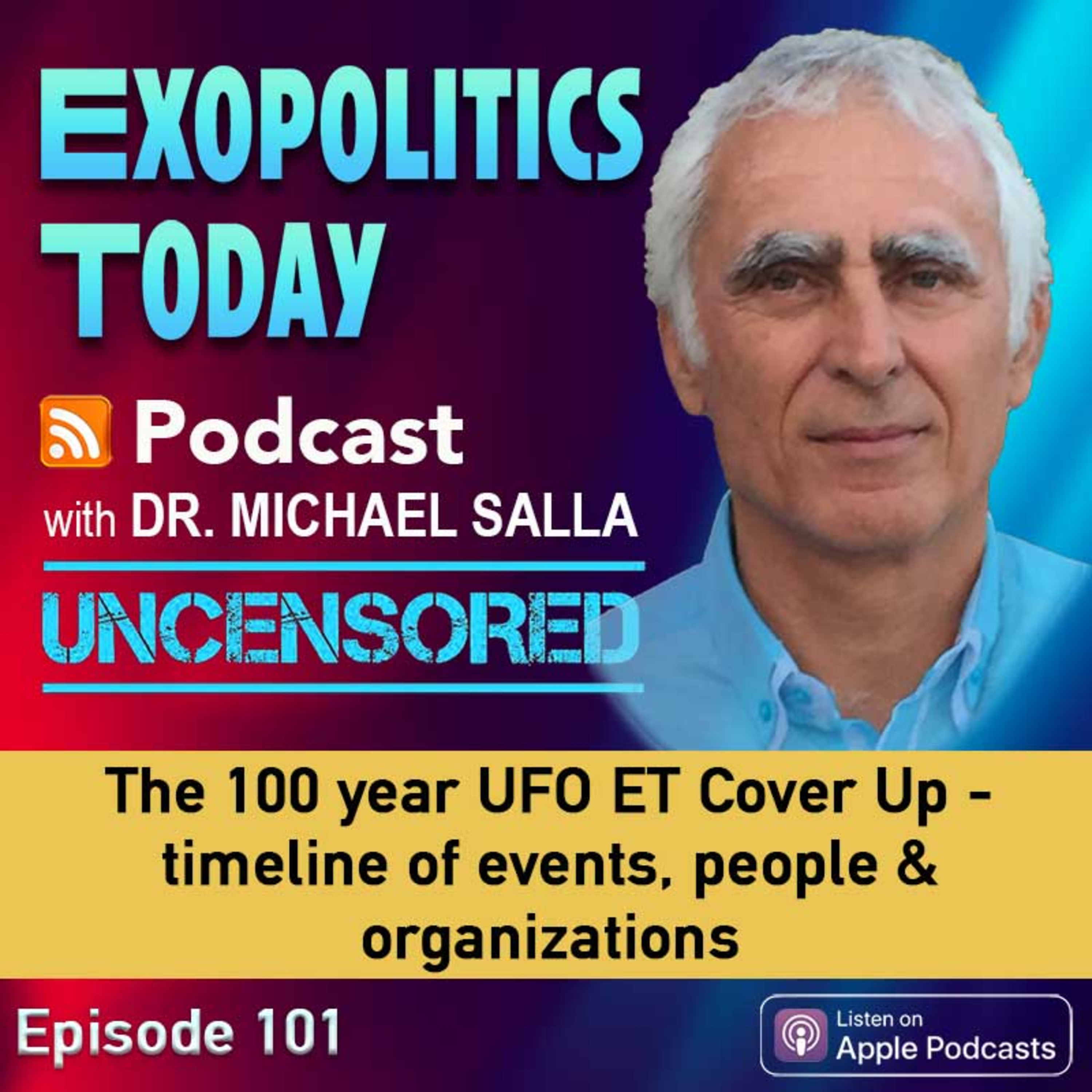 The 100 year UFO ET Cover Up - timeline of events, people & organizations