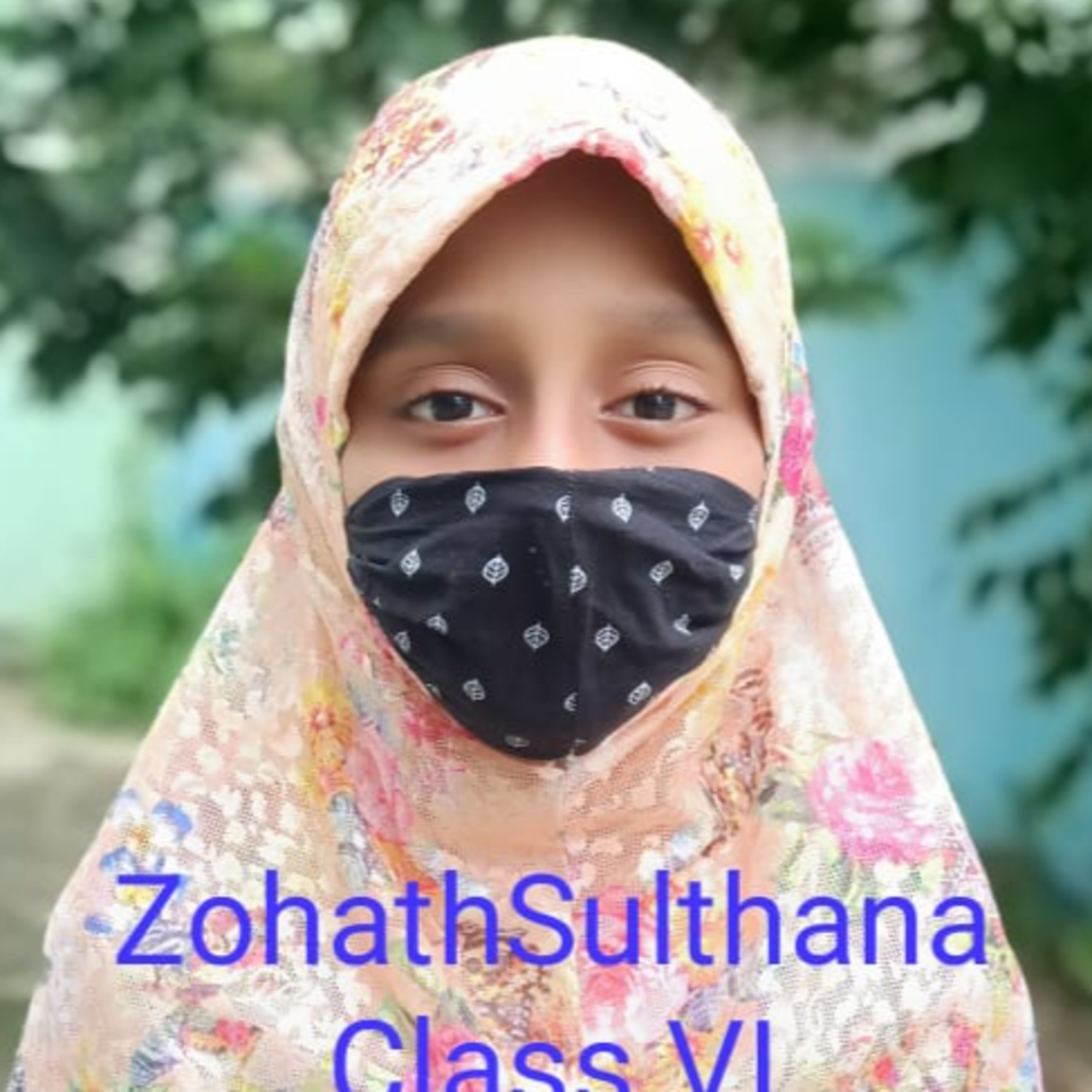 "A Nation's Strength" Poem : Zohath Sultana, IV Class, GGHS-Market Lalapet, Hyderabad