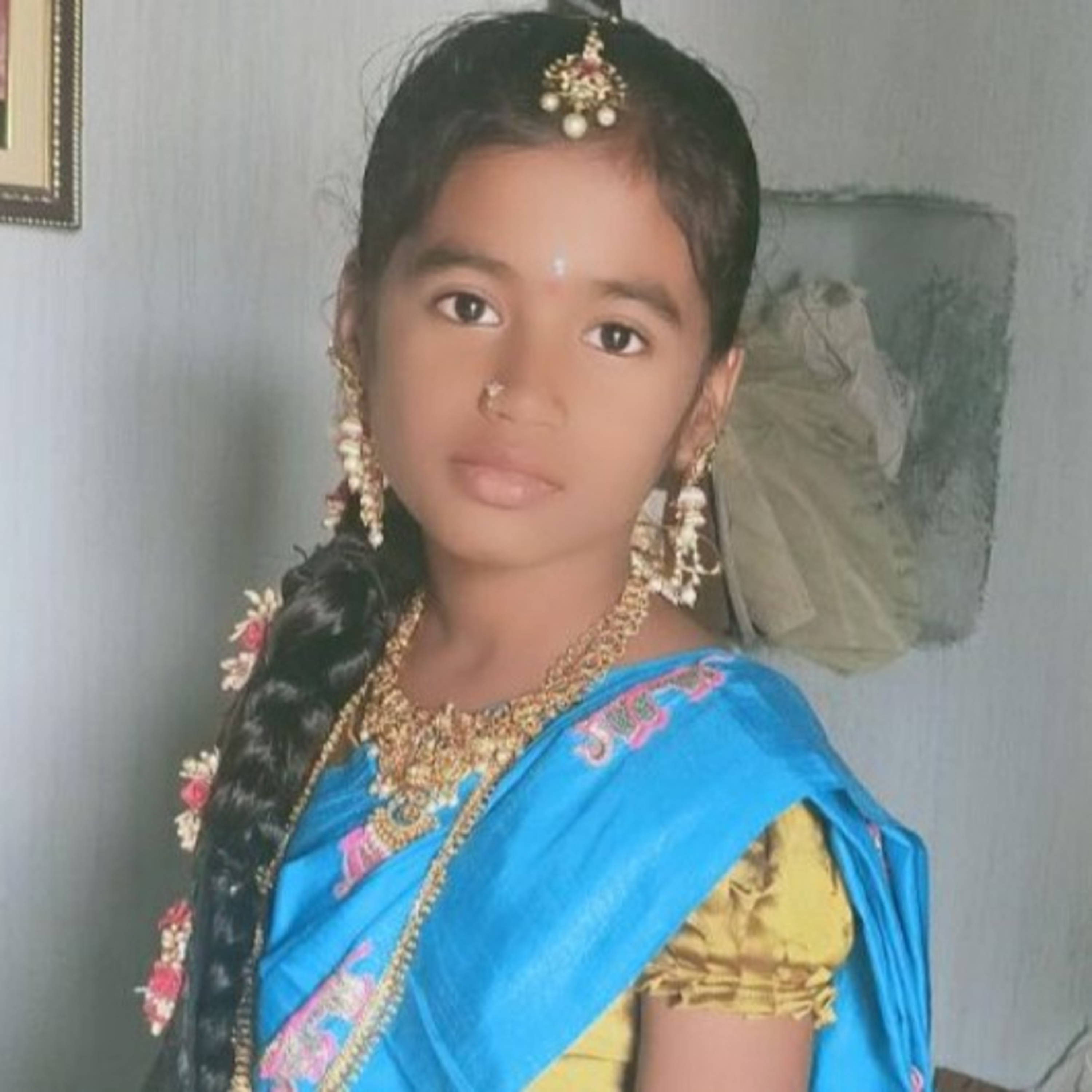 ఏడు చేపల కథ : M. Vaishnavi, V class, Govt. Primary School Gaddiannaram, Hyderabad 