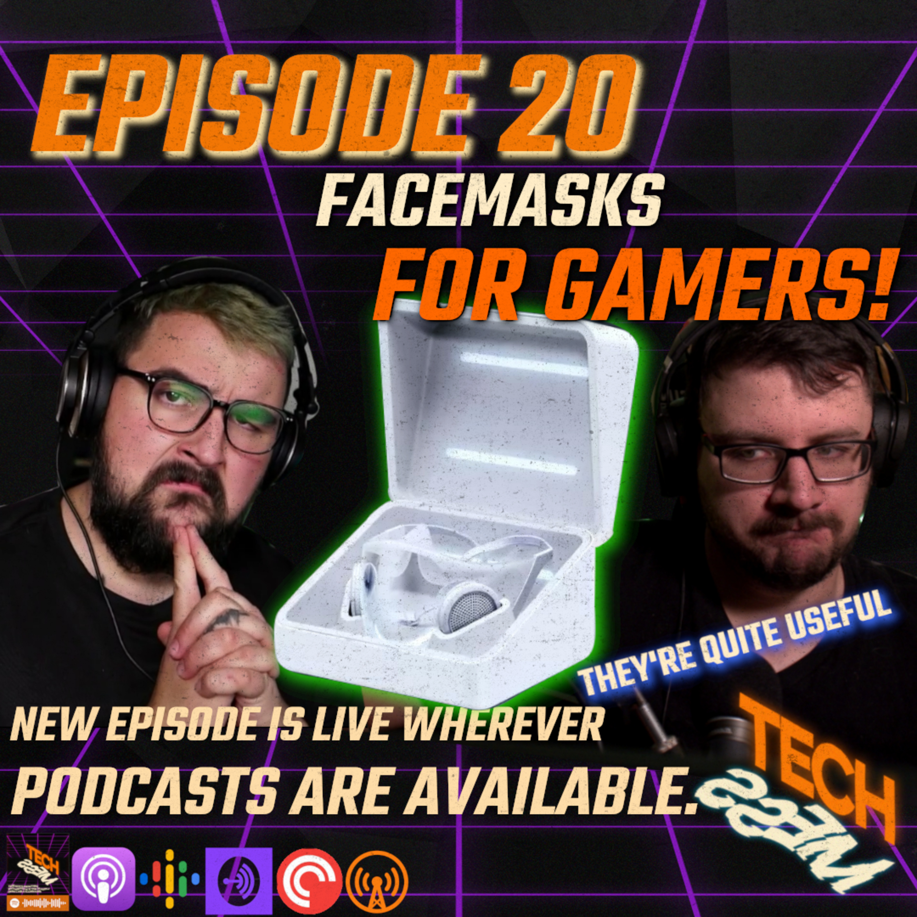 TECH MESS 020 FACEMASKS FOR GAMERS!  episode artwork