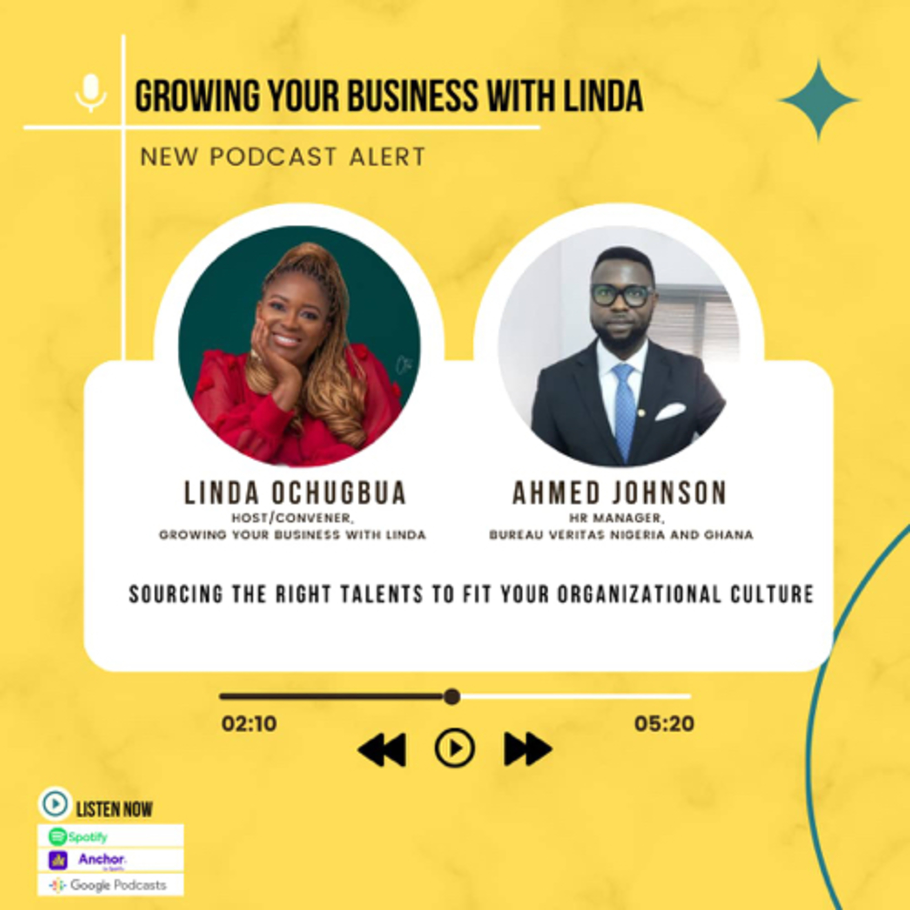 Talk with Ahmed Johnson (HR Manager of Bureau Veritas) episode artwork