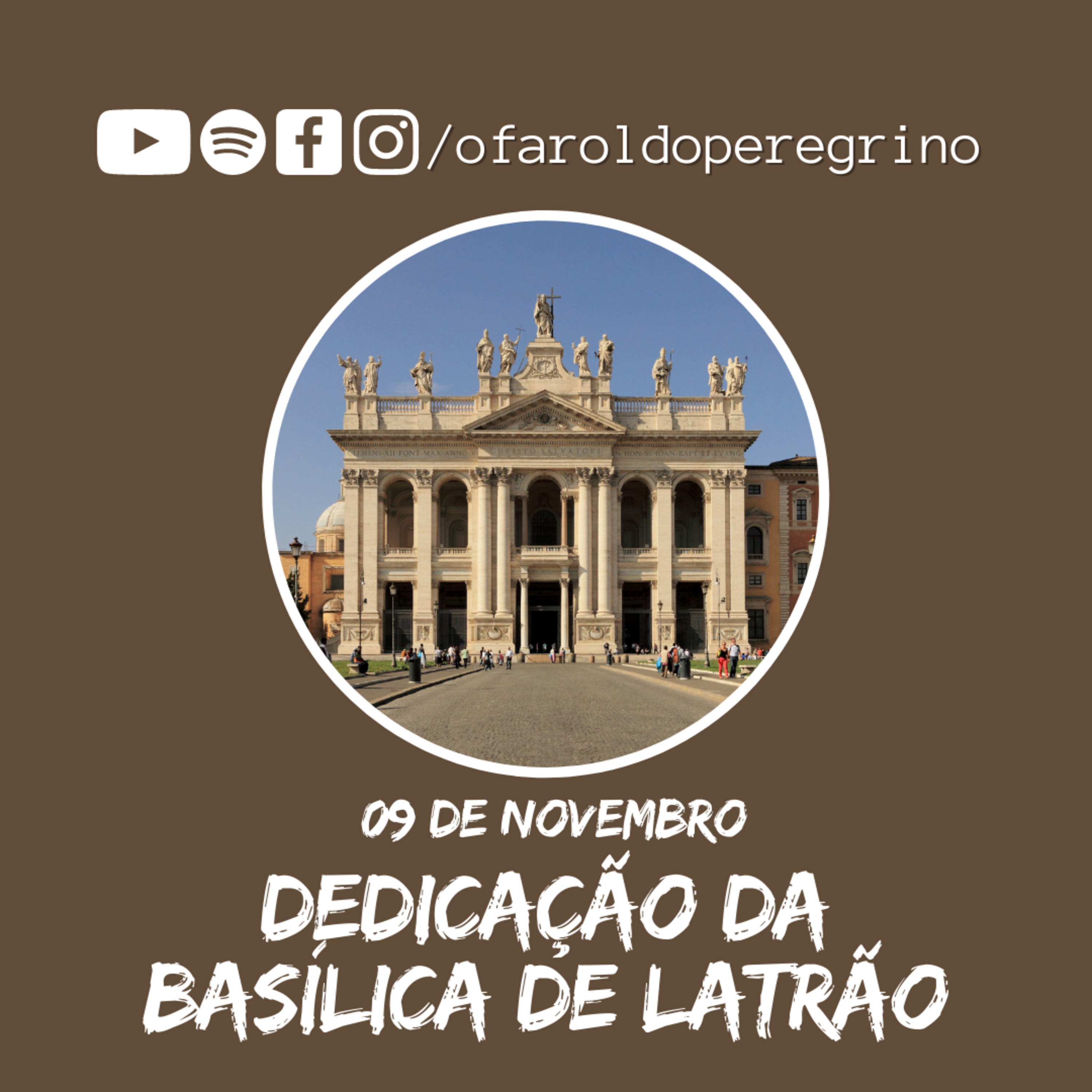 MINUTOS DE FÉ #67 - 09/11/2020. Evangelho do Dia. Dedicação da Basílica de Latrão episode artwork