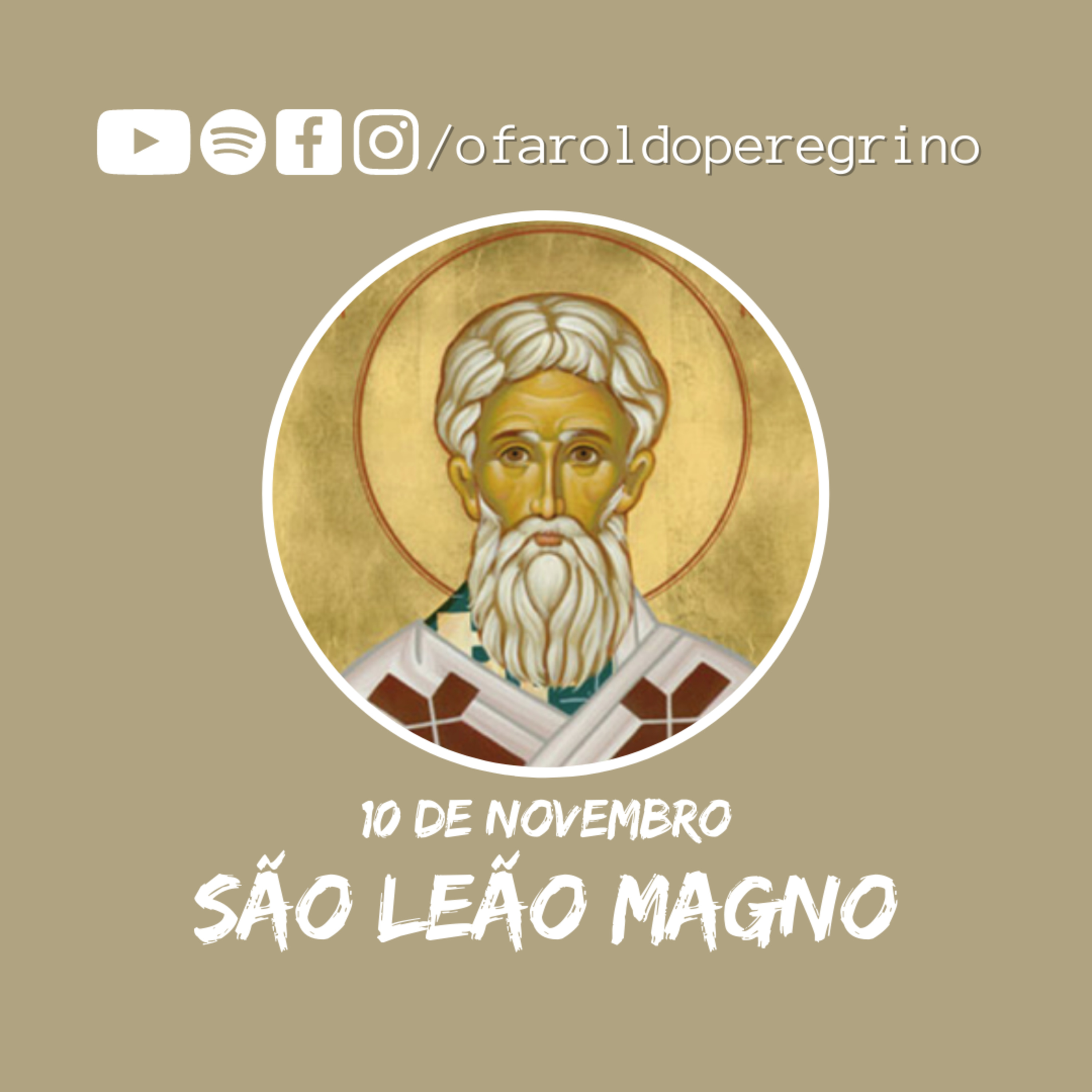 MINUTOS DE FÉ #68 - 10/11/2020. Evangelho do dia. Dia de São Leão Magno