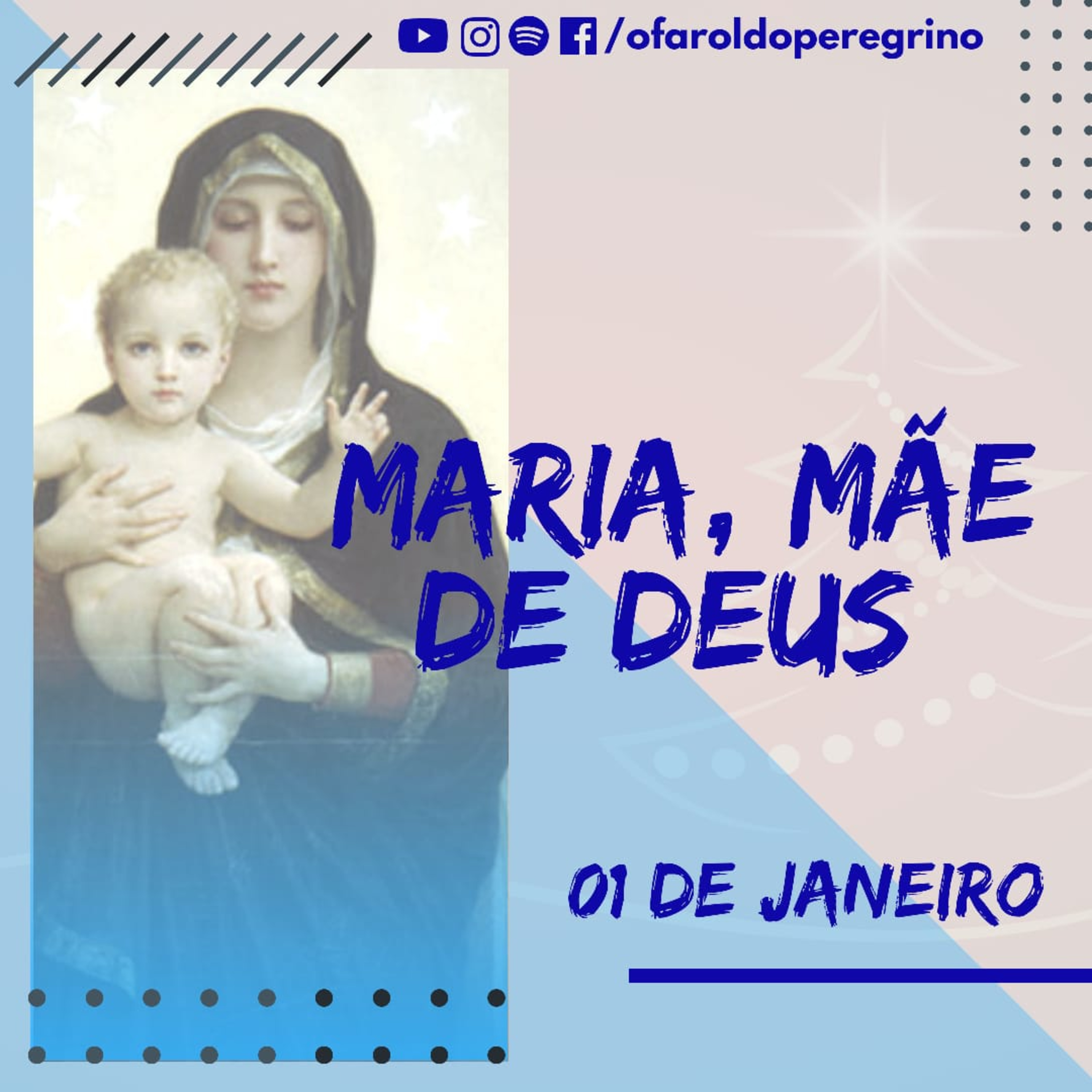 MINUTOS DE FÉ #120 - 01/01/2021. Evangelho do Dia. Solenidade da Mãe de Deus. 