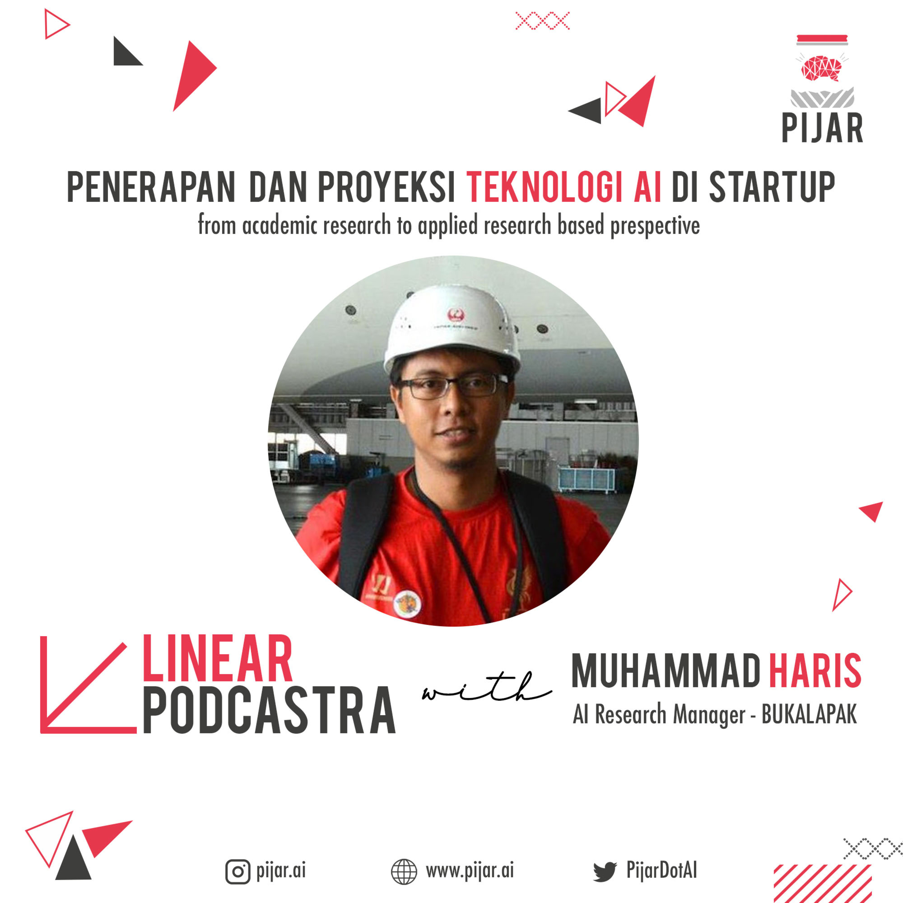 Ep #3 : Muhammad Haris - Penerapan dan Proyeksi Teknologi AI di Startup episode artwork
