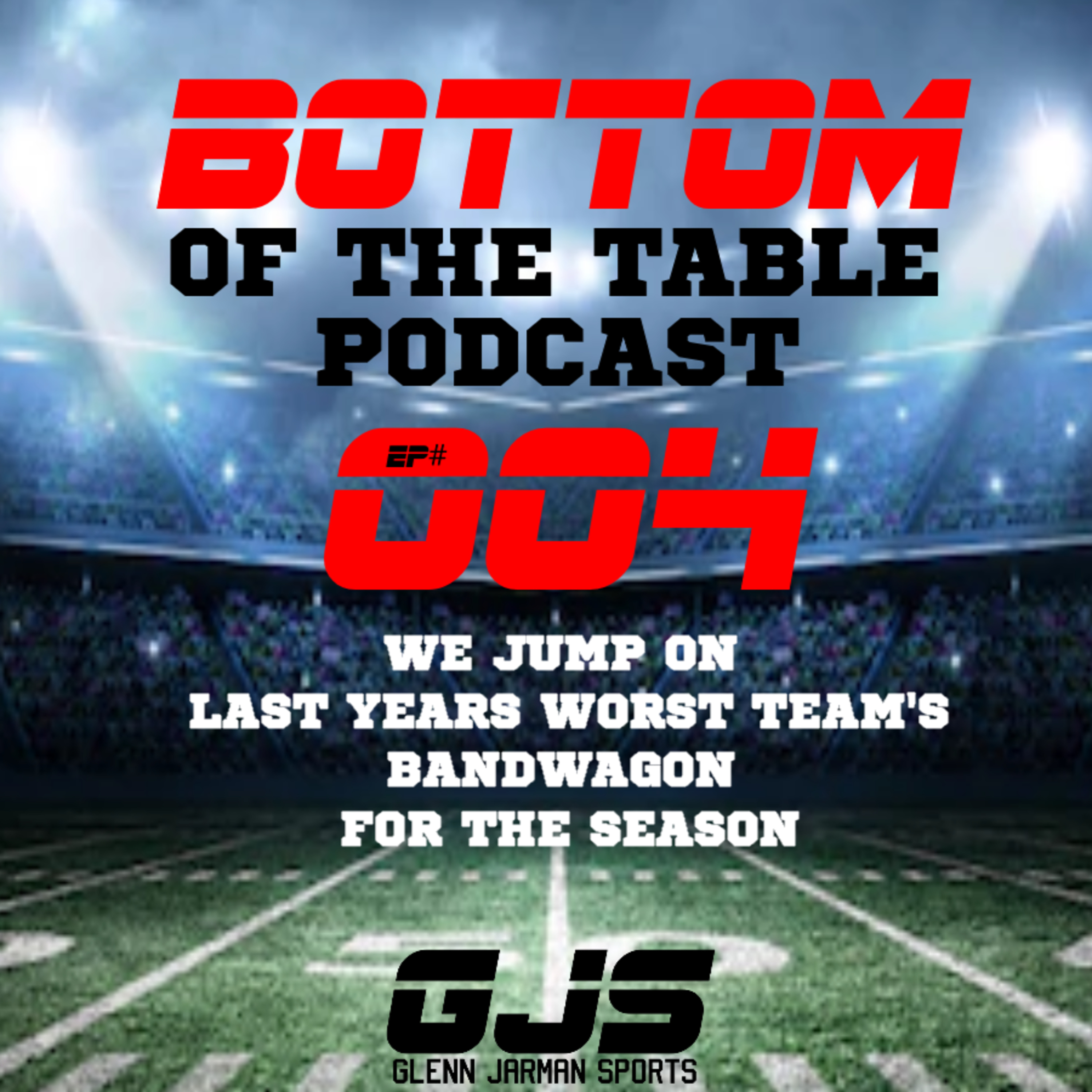 BOTTOM OF THE TABLE by GLENN JARMAN SPORTS