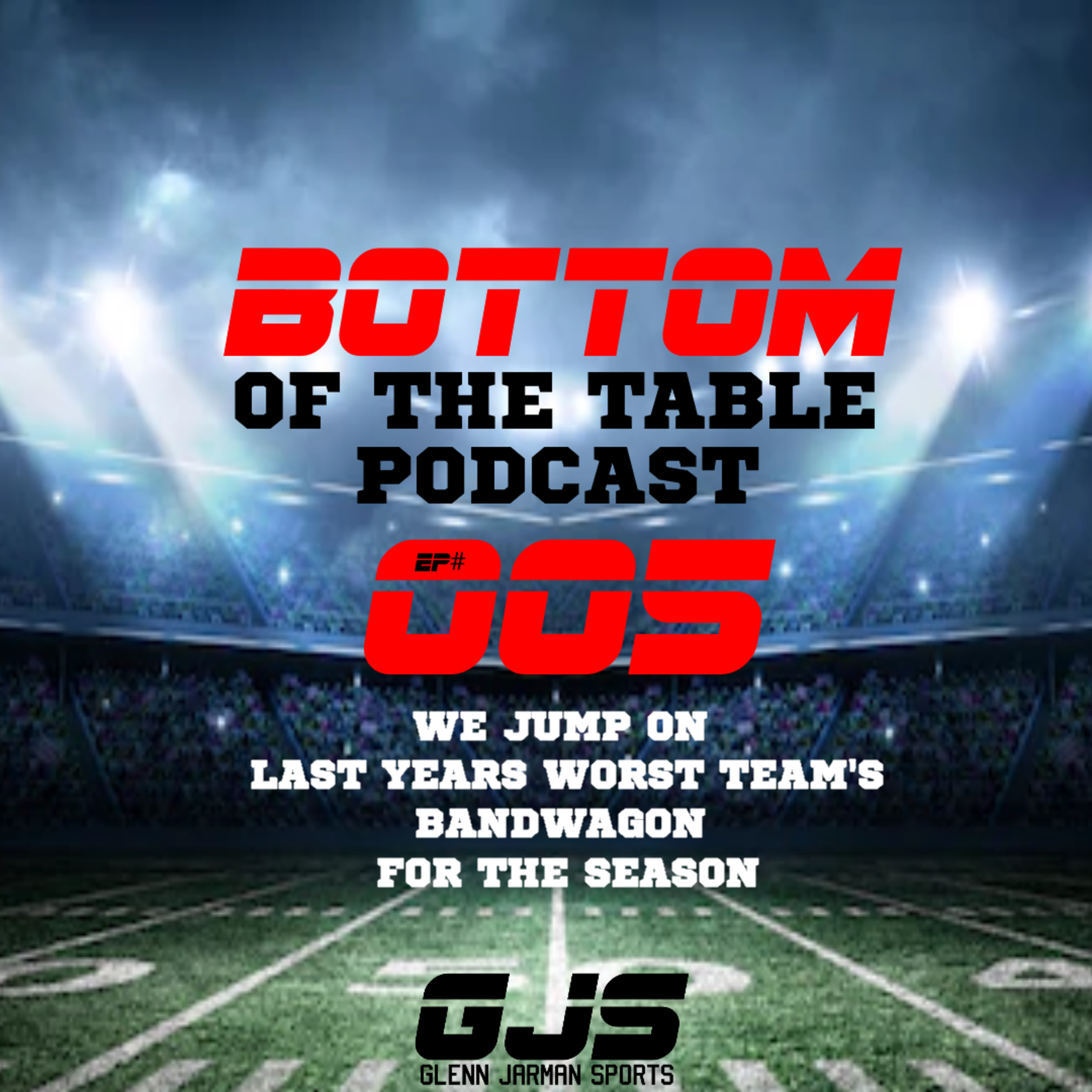 BOTTOM OF THE TABLE by GLENN JARMAN SPORTS