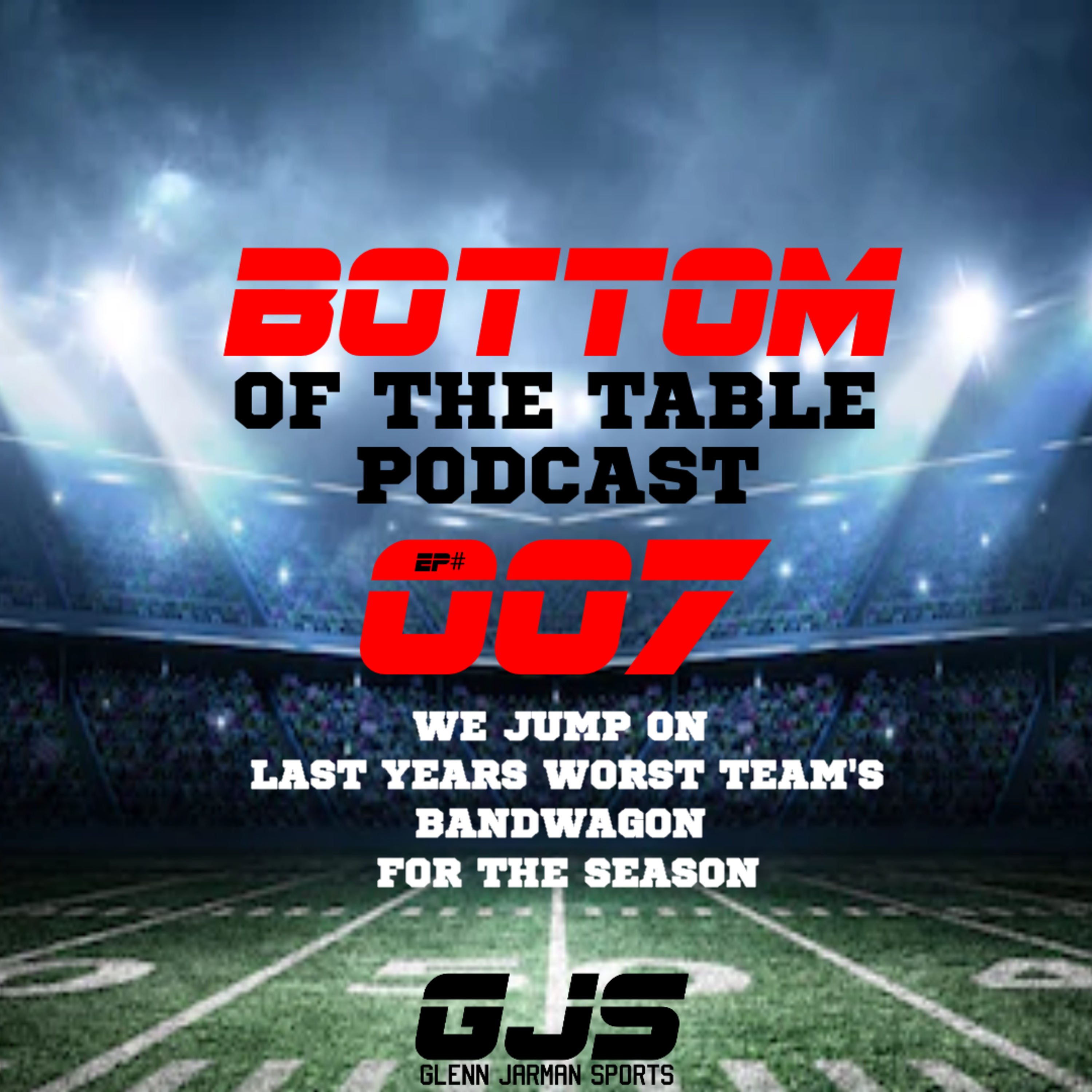BOTTOM OF THE TABLE by GLENN JARMAN SPORTS