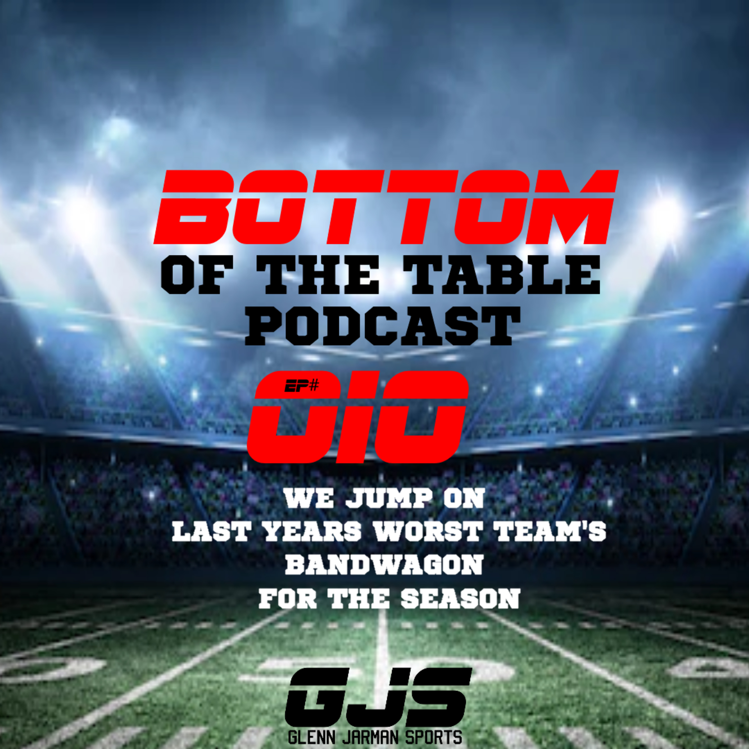 BOTTOM OF THE TABLE by GLENN JARMAN SPORTS