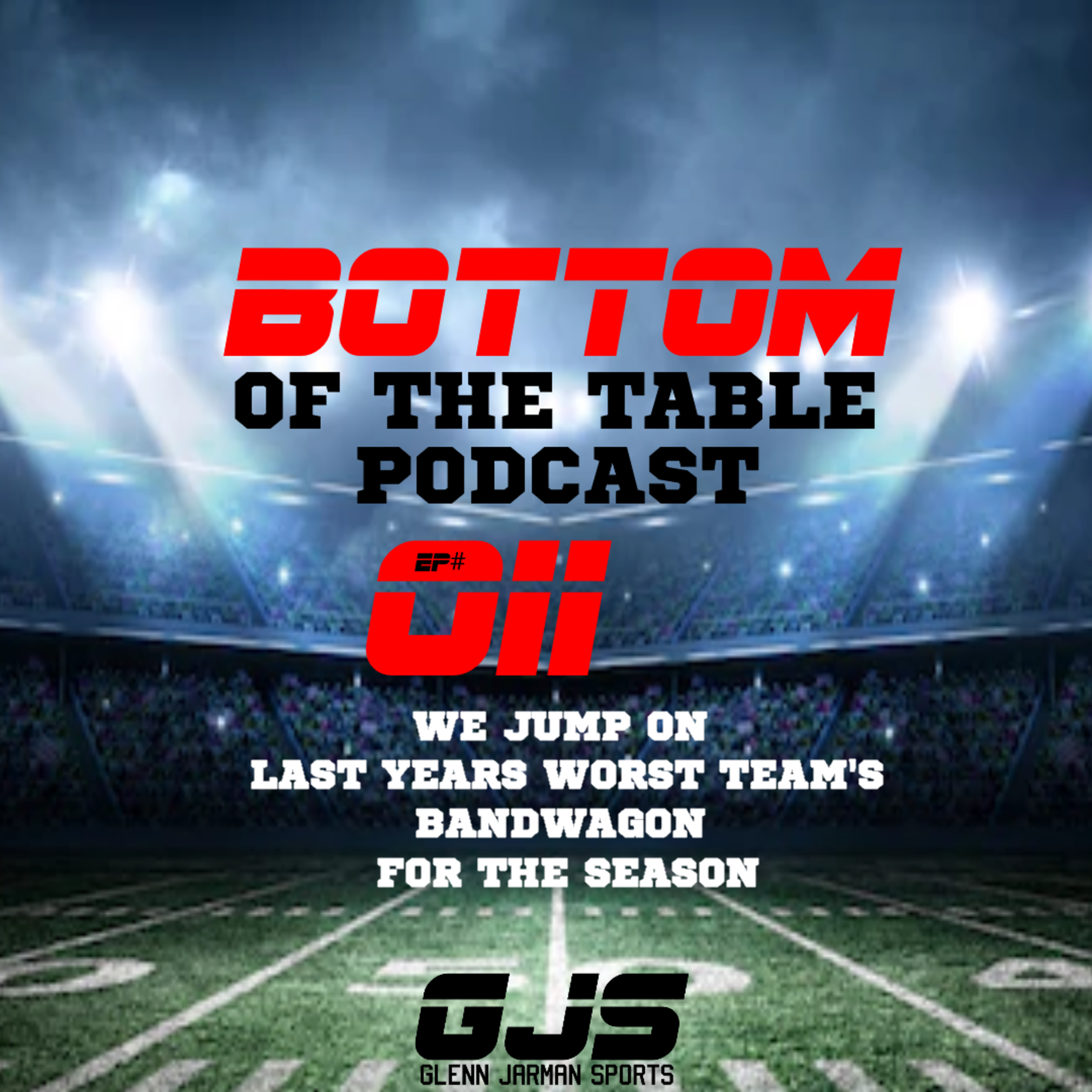 BOTTOM OF THE TABLE by GLENN JARMAN SPORTS