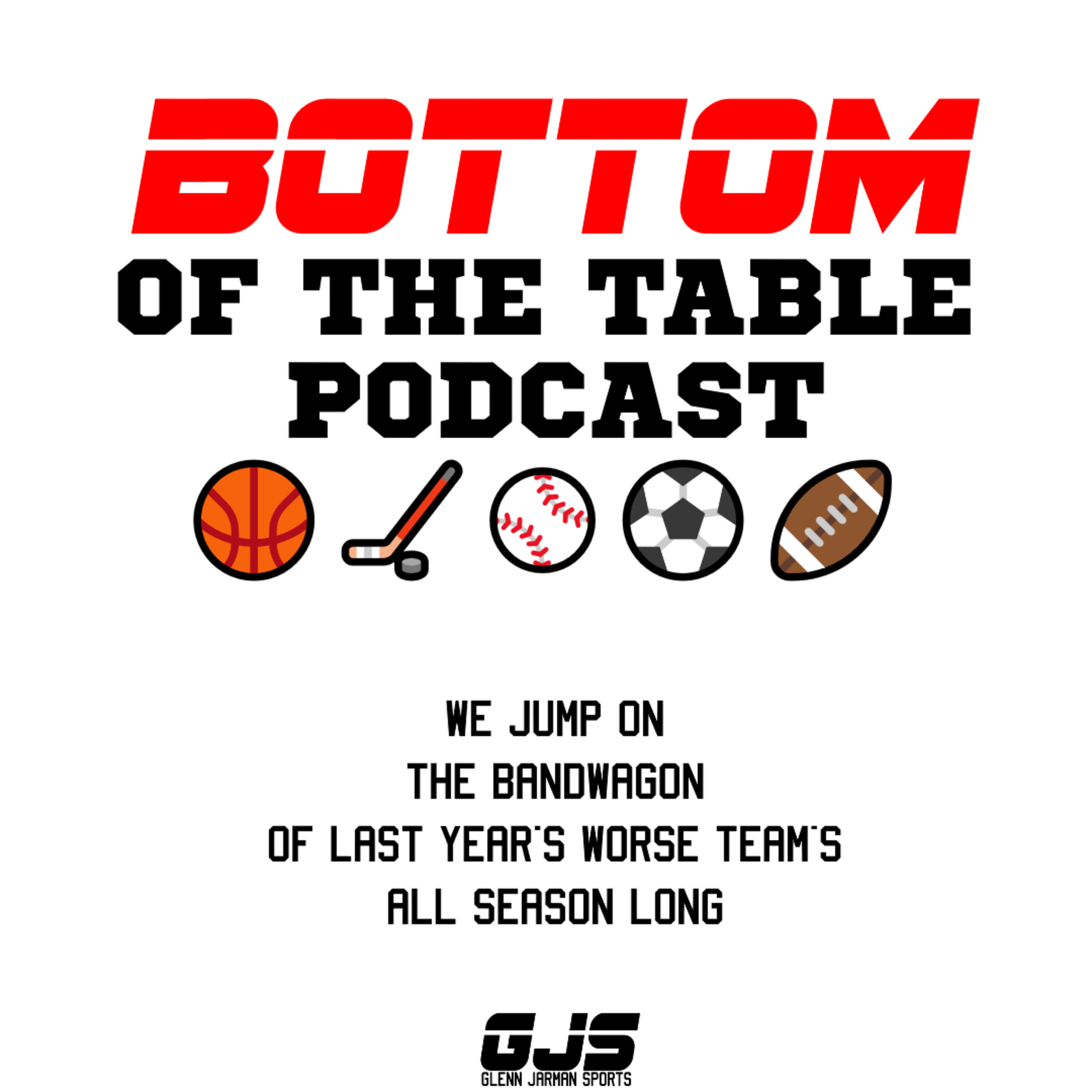 BOTTOM OF THE TABLE by GLENN JARMAN SPORTS