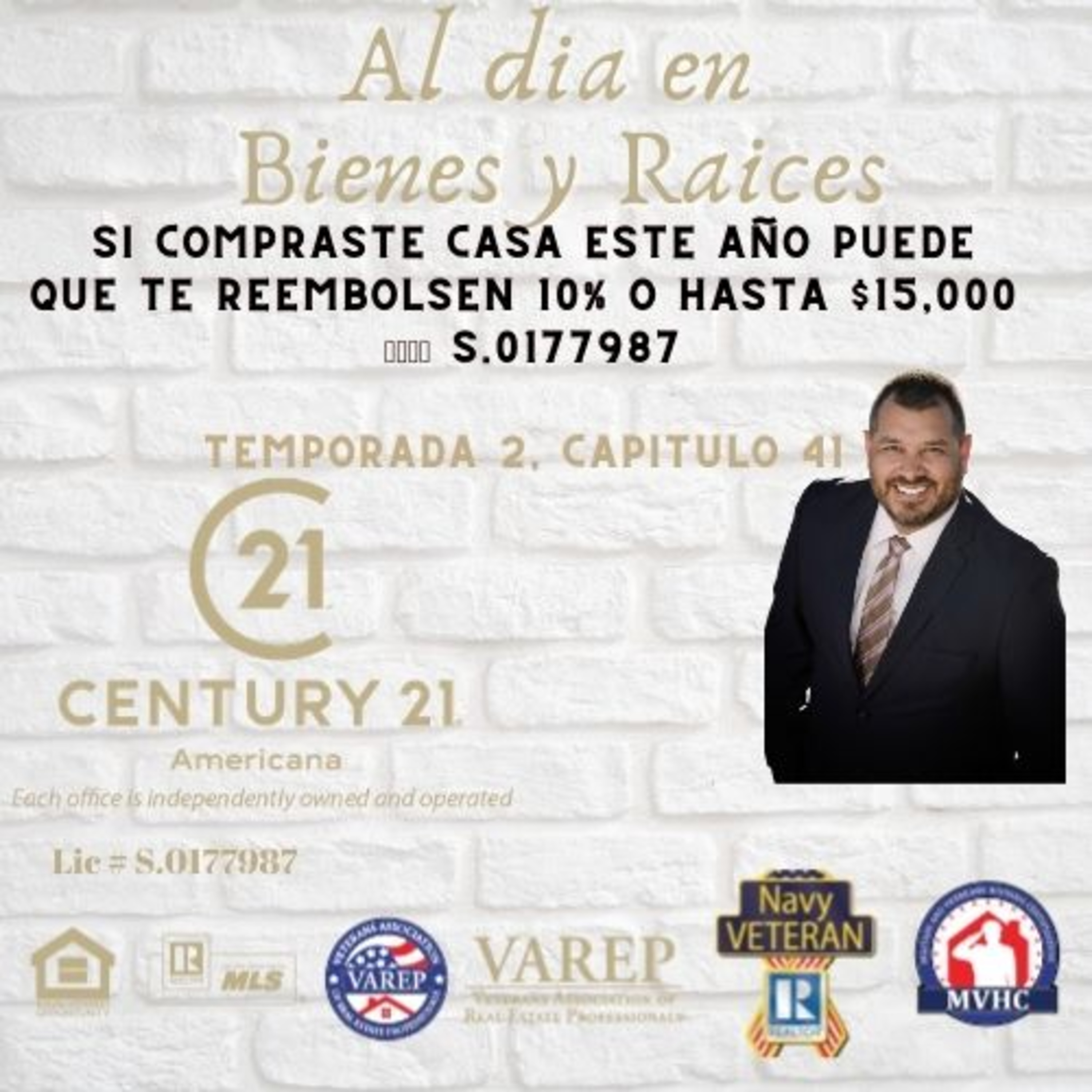 ⭐⭐TEMA DEL DIA ⭐⭐ Si compraste casa este año puede que tengas suerte y te reembolsen 10% o hasta $15,000 episode artwork
