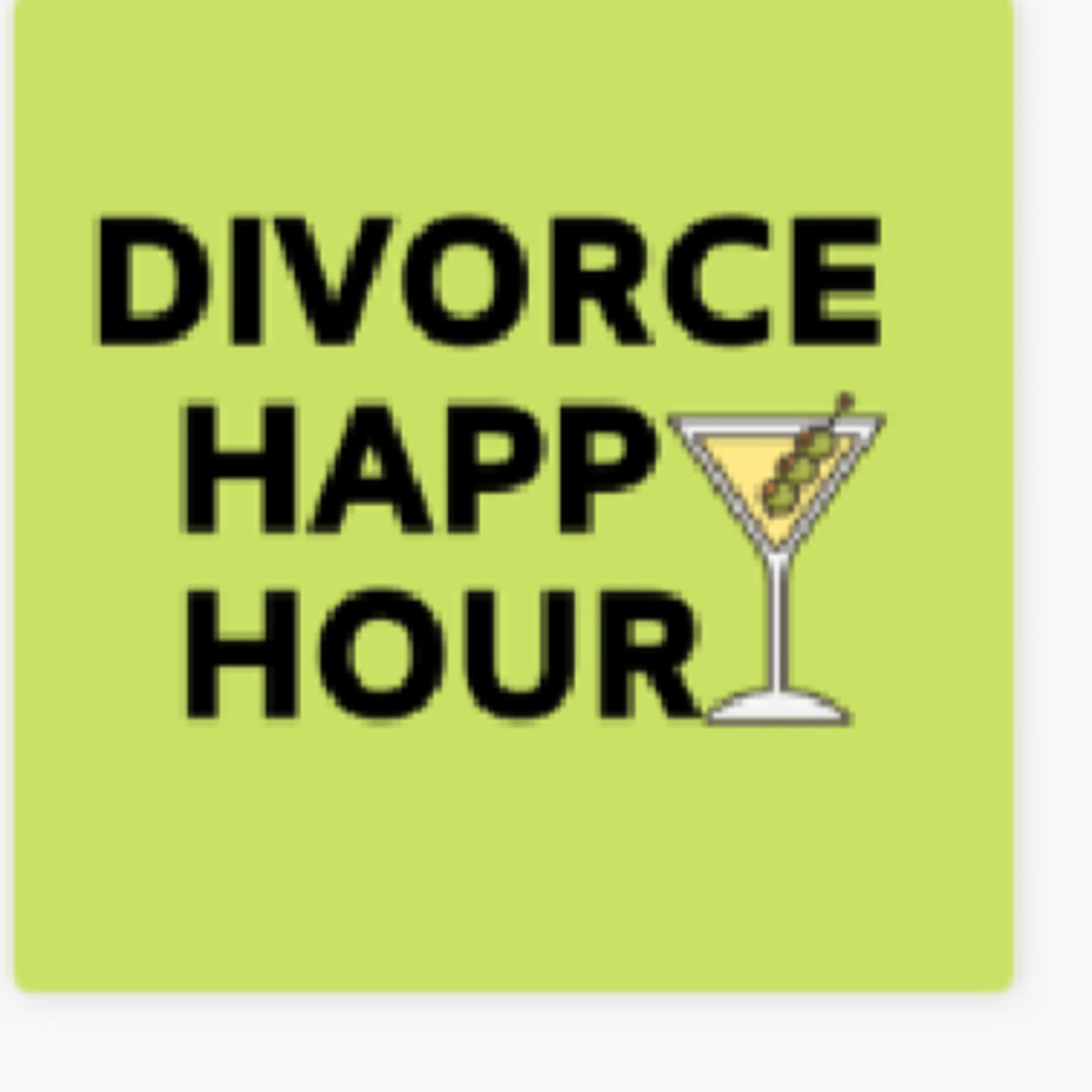 DIVORCE HAPPY HOUR