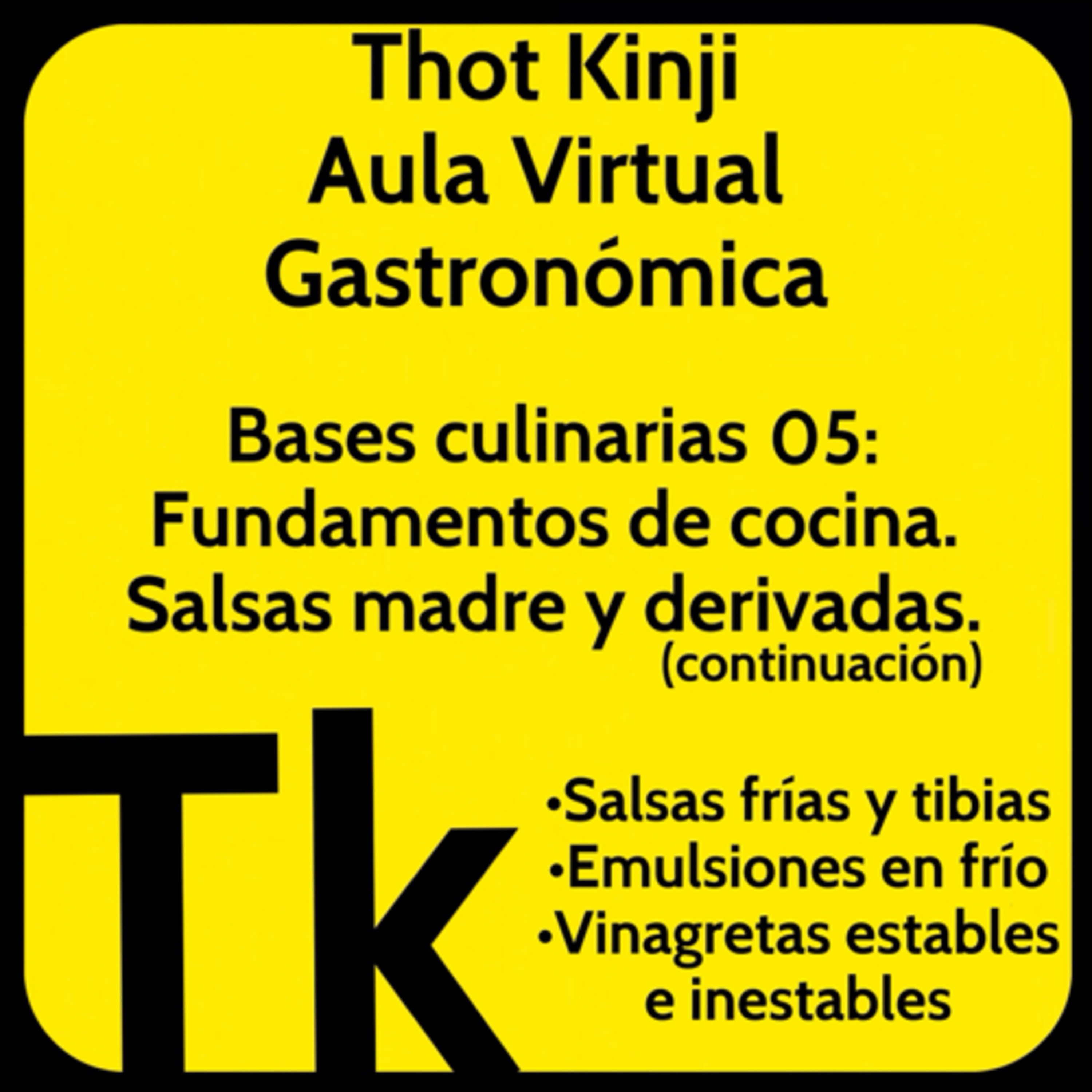 Thot Kinji Aula Virtual Gastronómica