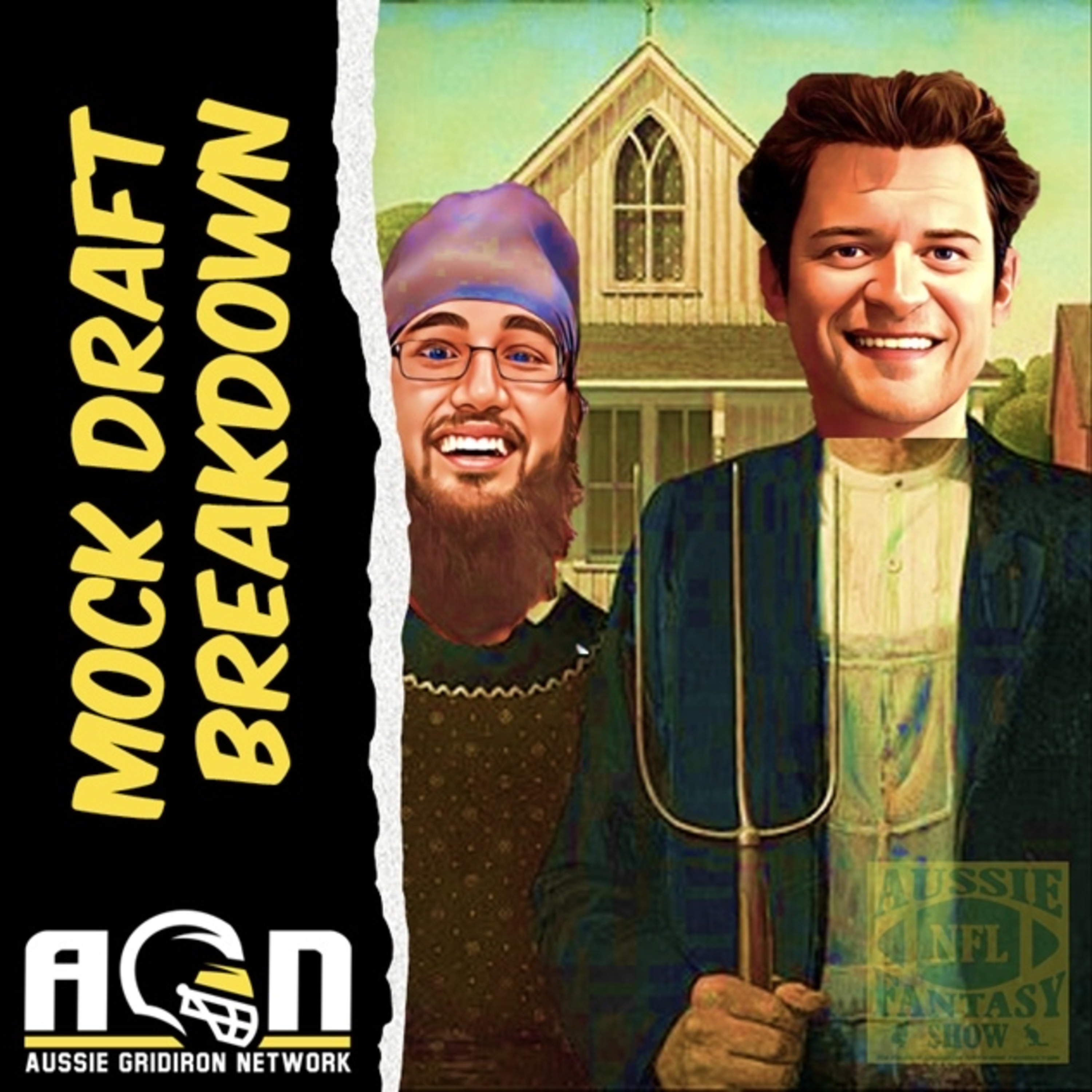 Aussie NFL Fantasy Show - Mock Draft Breakdown episode artwork