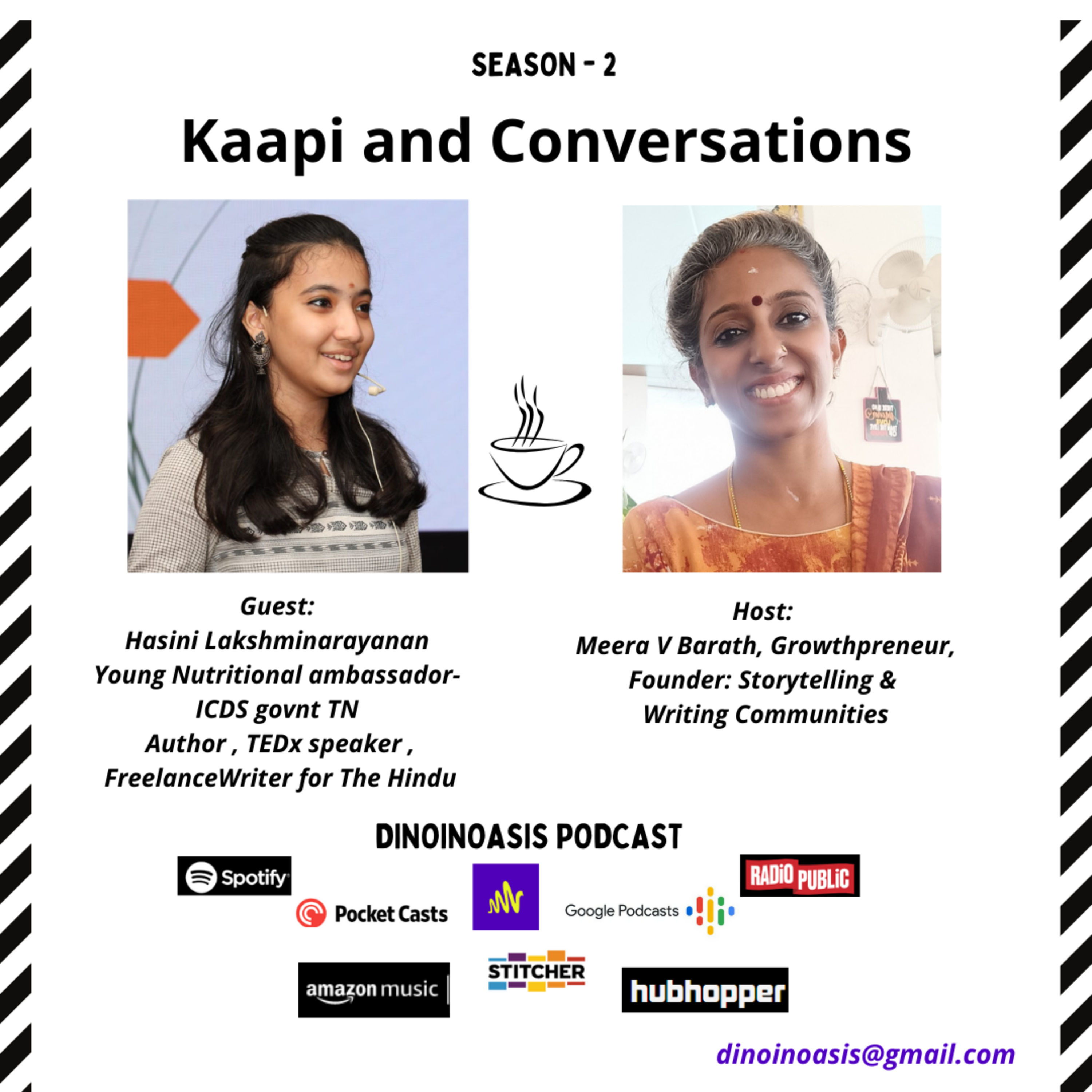 Kaapi and Conversations with Meera