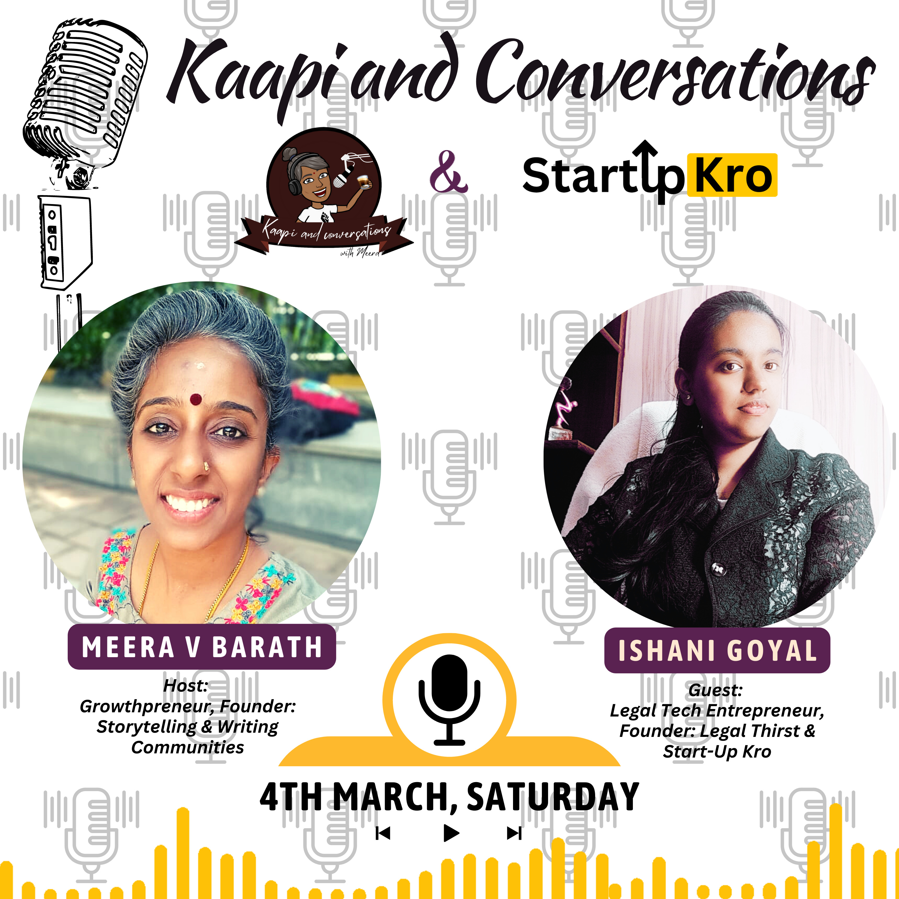 Kaapi and Conversations with Meera