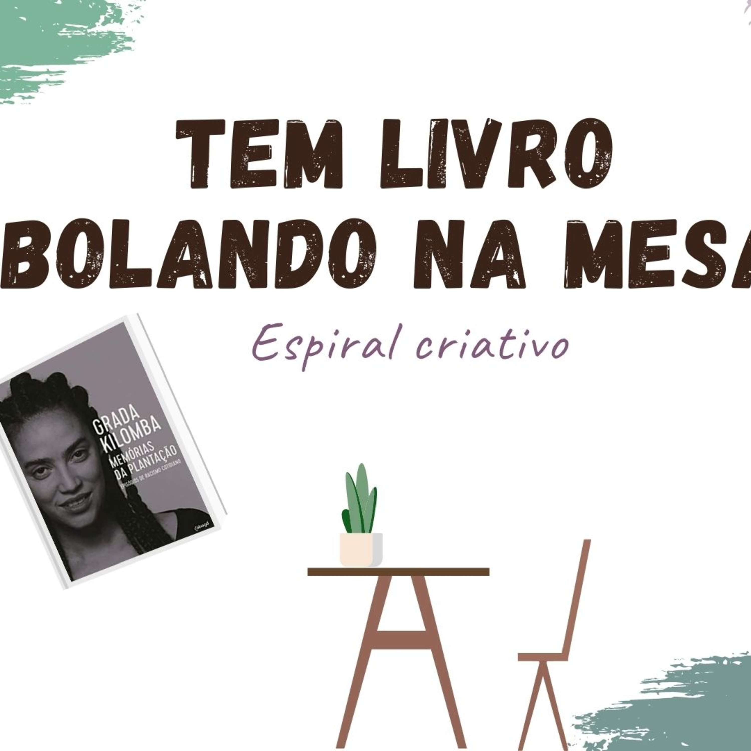 Tem livro bolando na mesa