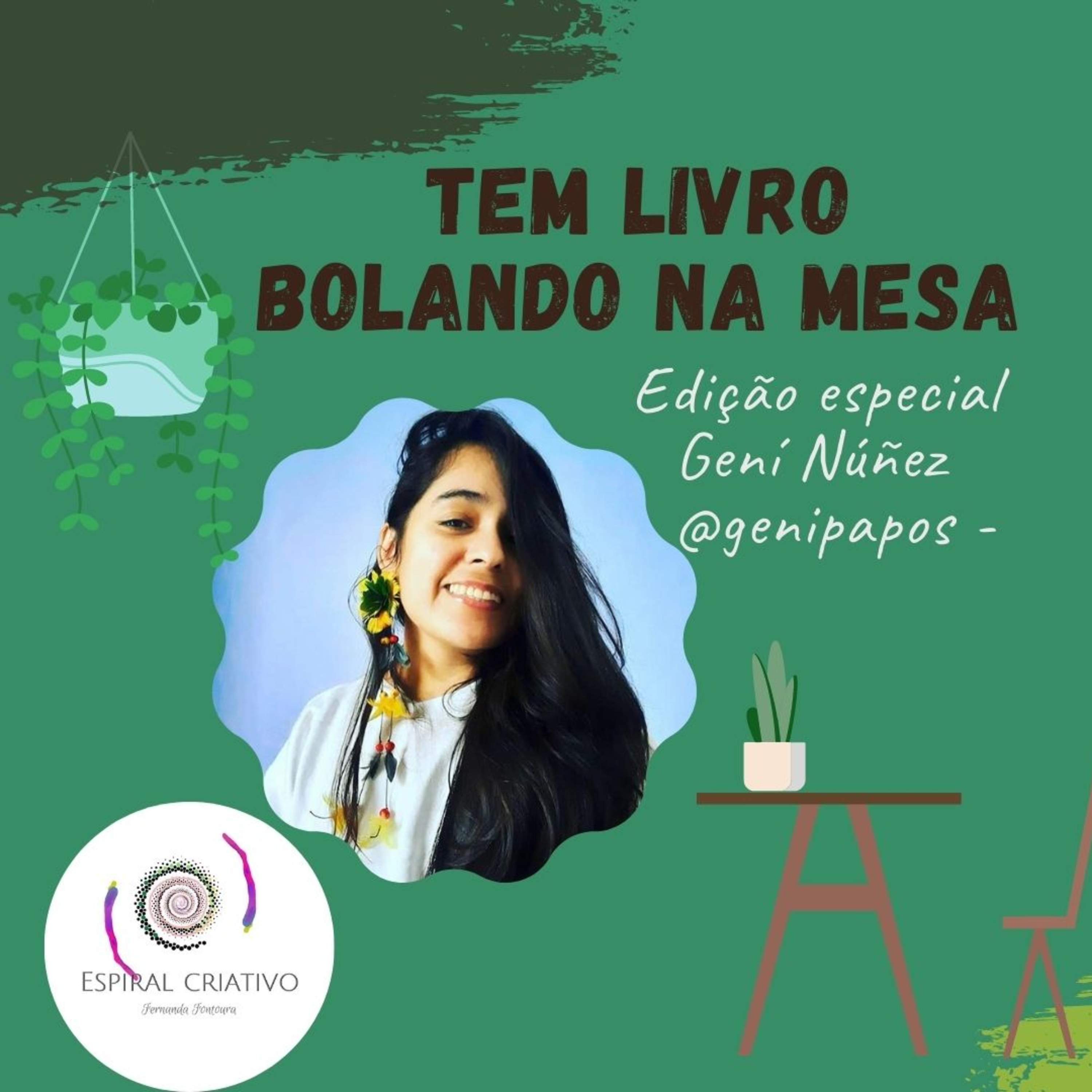 Tem livro bolando na mesa