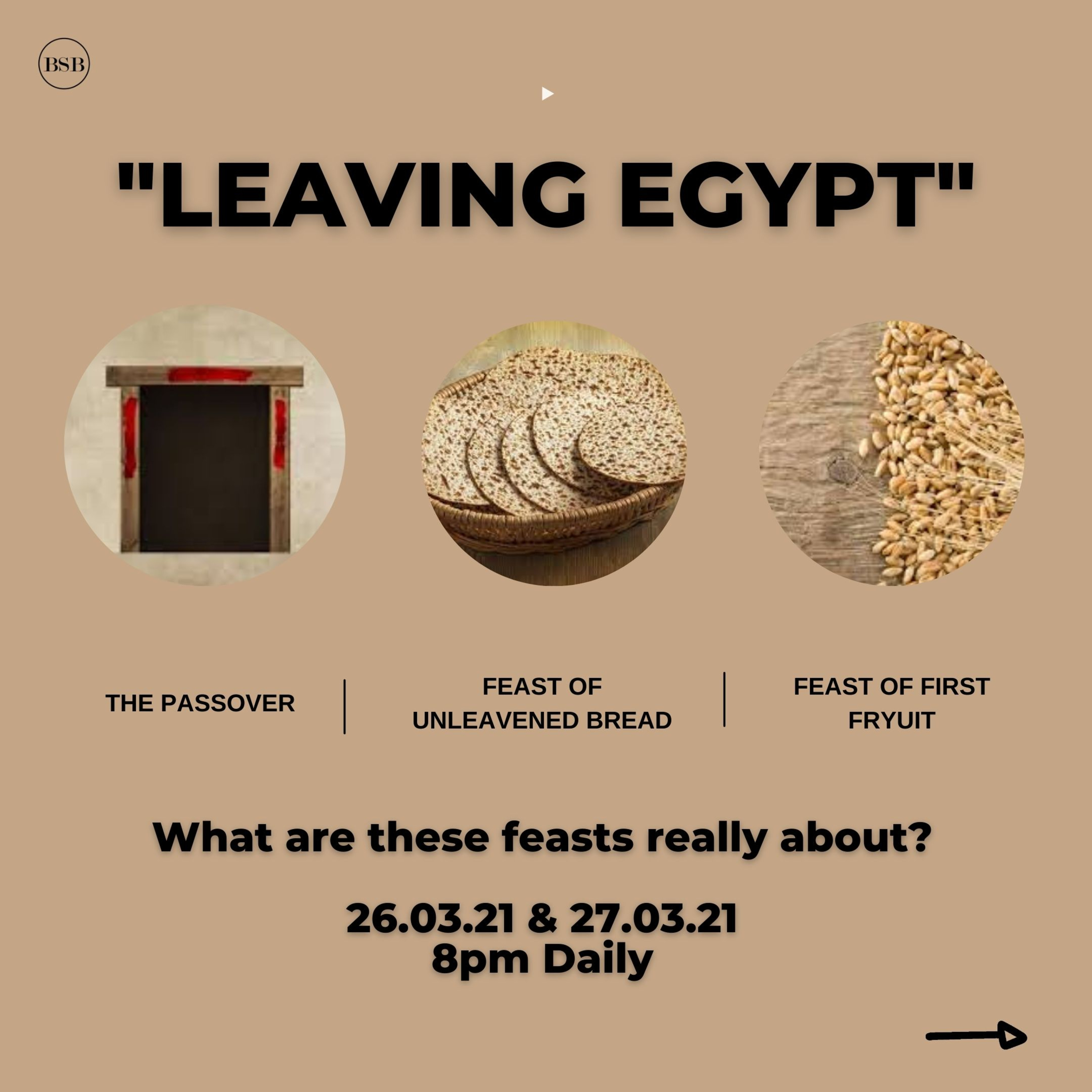 E 15 Passover PT 1 - Leaving Egypt